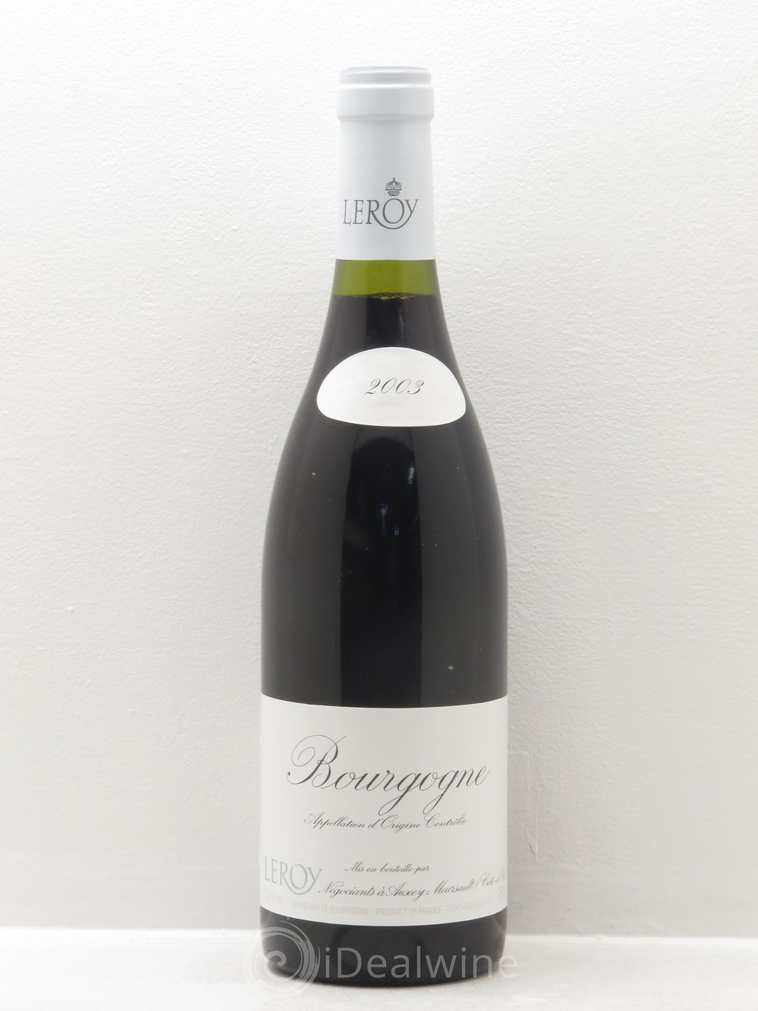 Bourgogne Leroy SA 2003 - Lot de 1 bouteille - 0