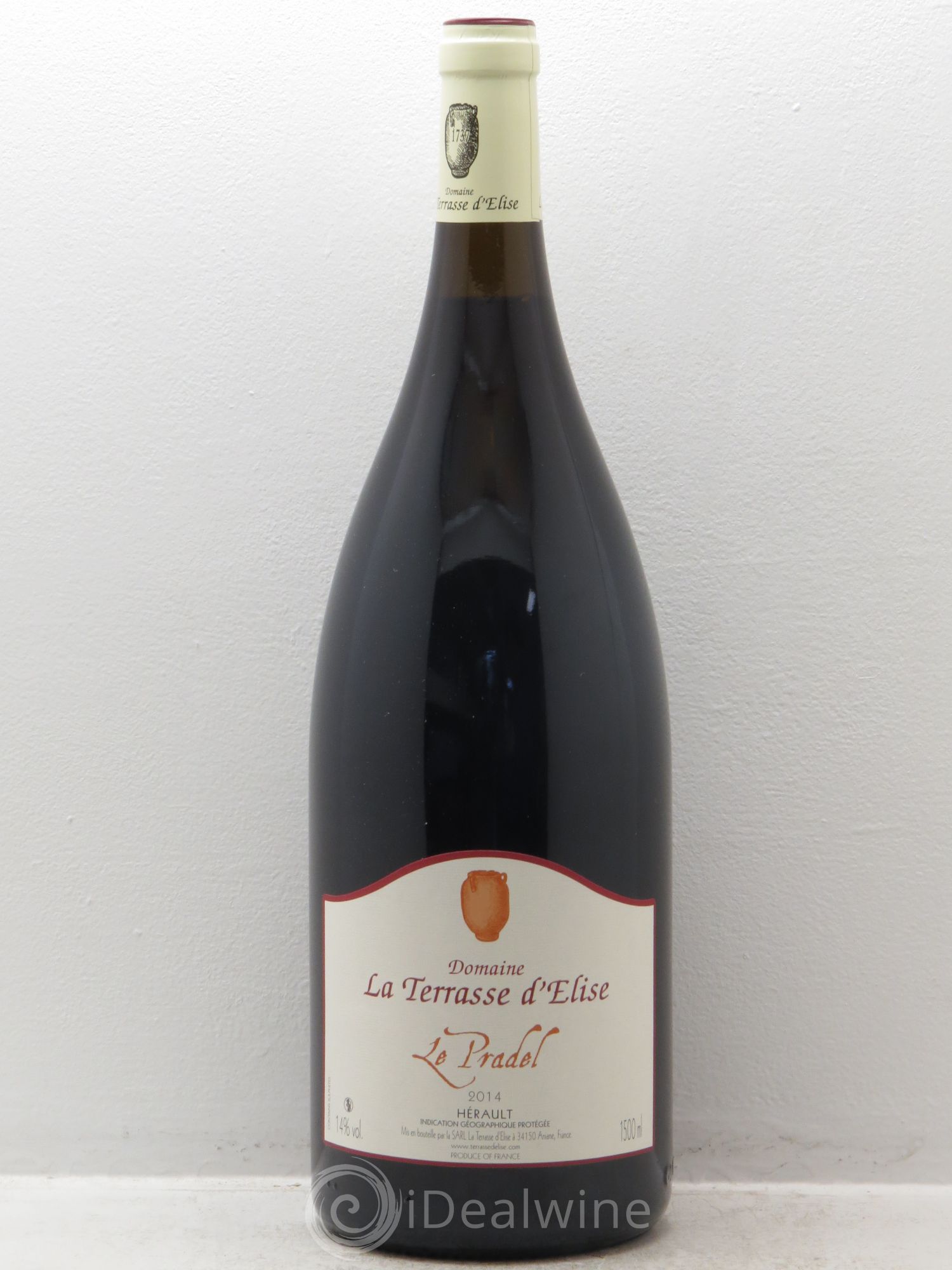 Pays d'Hérault Le Pradel Terrasse d'Elise (Domaine de la) 2014 - Lot de 1 magnum - 0