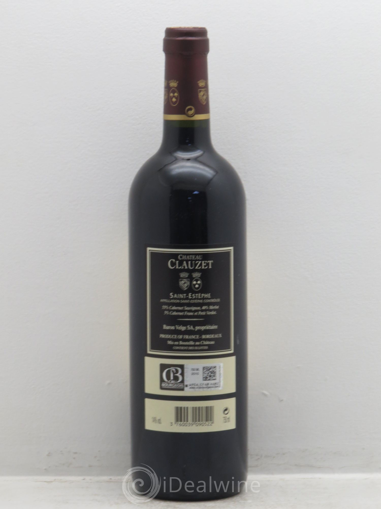 Château Clauzet 2010 - Lot de 1 bouteille - 1