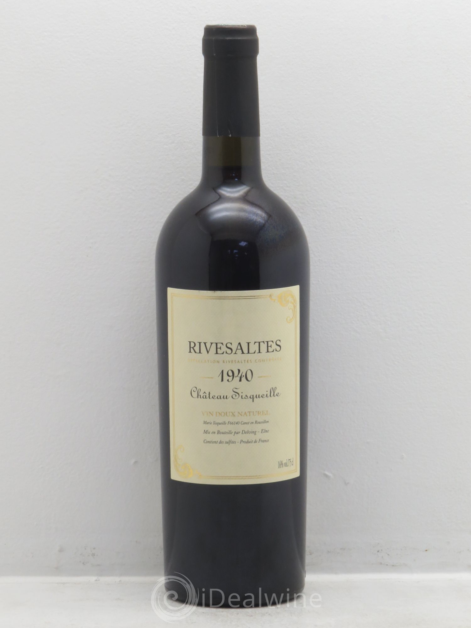 Rivesaltes Château Sisqueille 1940 - Lot of 1 bottle - 0