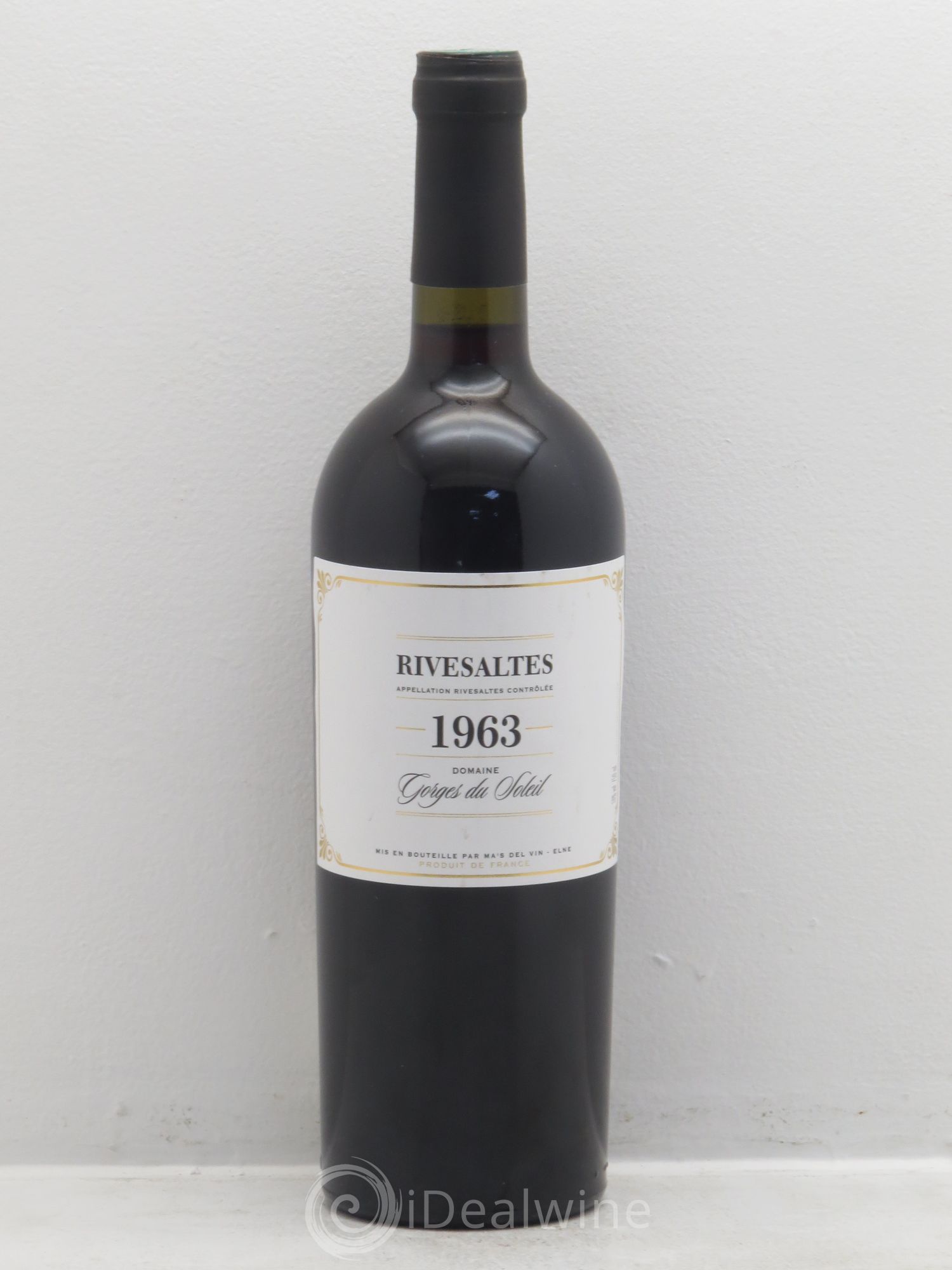 Rivesaltes Gorges du Soleil (Domaine) 1963 - Posten von 1 Flasche - 0