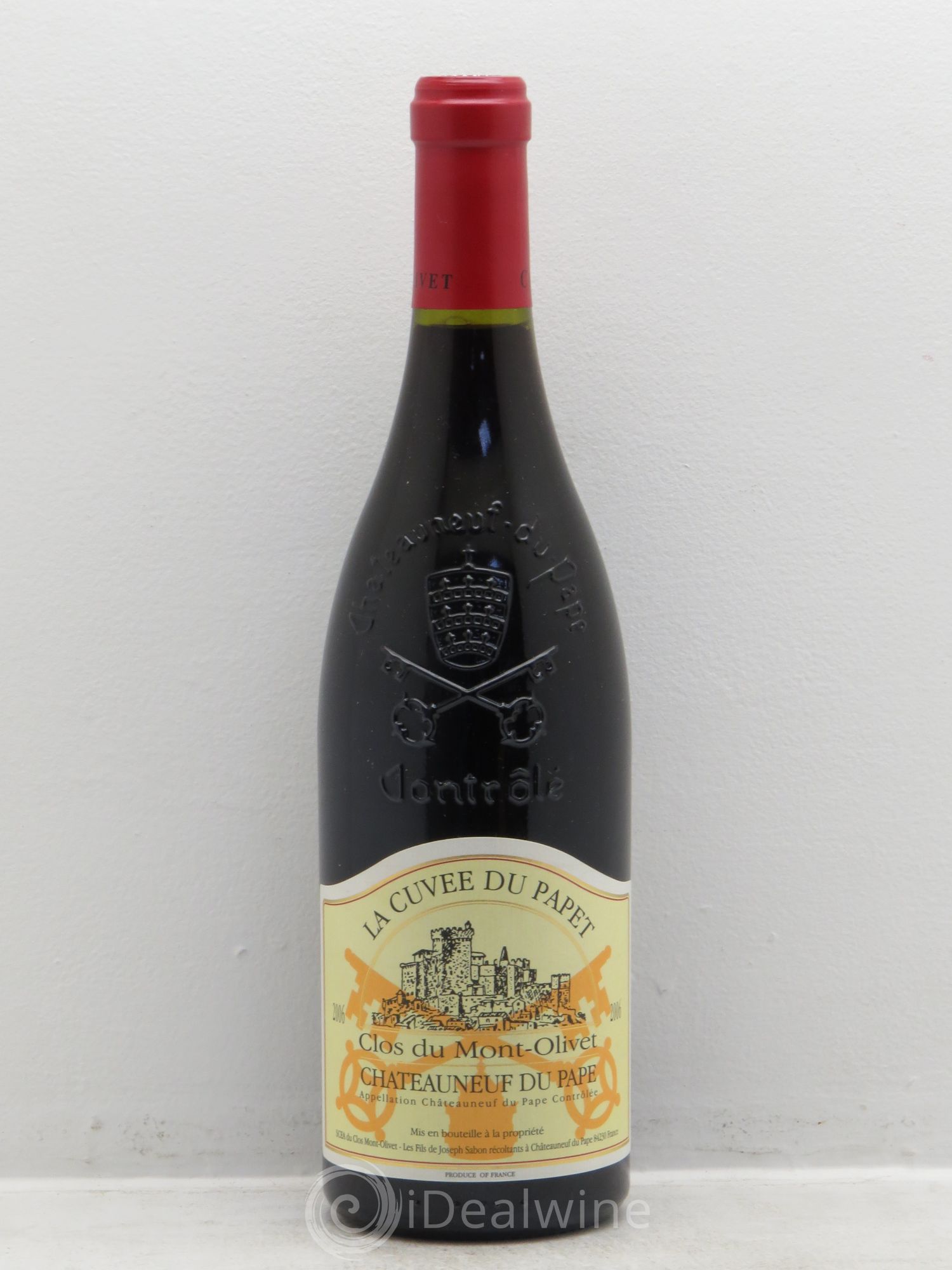 Châteauneuf-du-Pape Cuvée du Papet Clos du Mont-Olivet 2006 - Lot de 1 bouteille - 0