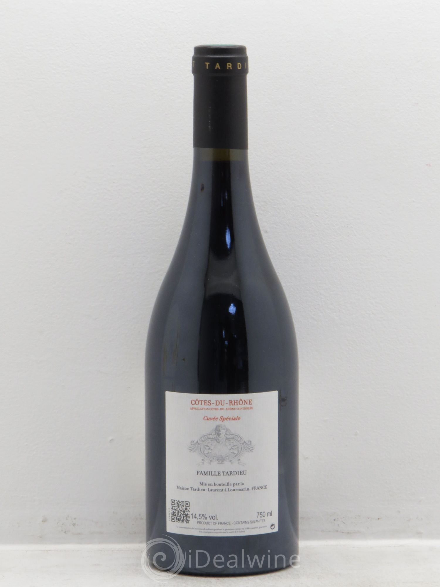 Côtes-du-Rhône Cuvée spéciale Maison Tardieu-Laurent 2012 - Lot de 1 bouteille - 1