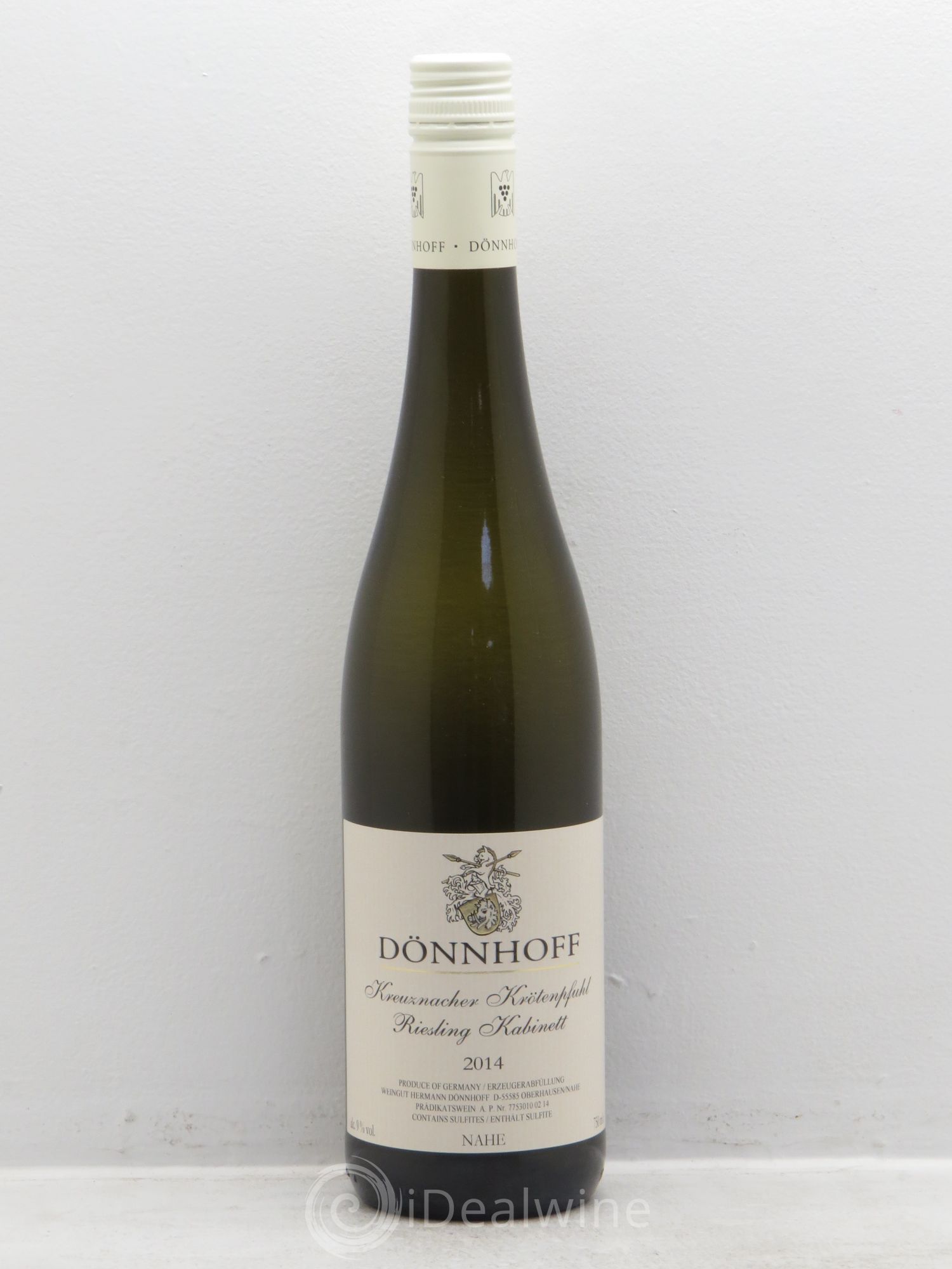 Riesling Donnhoff Kreuznacher Krotenpfuhl Kabinett 2014 - Lot de 1 bouteille - 0