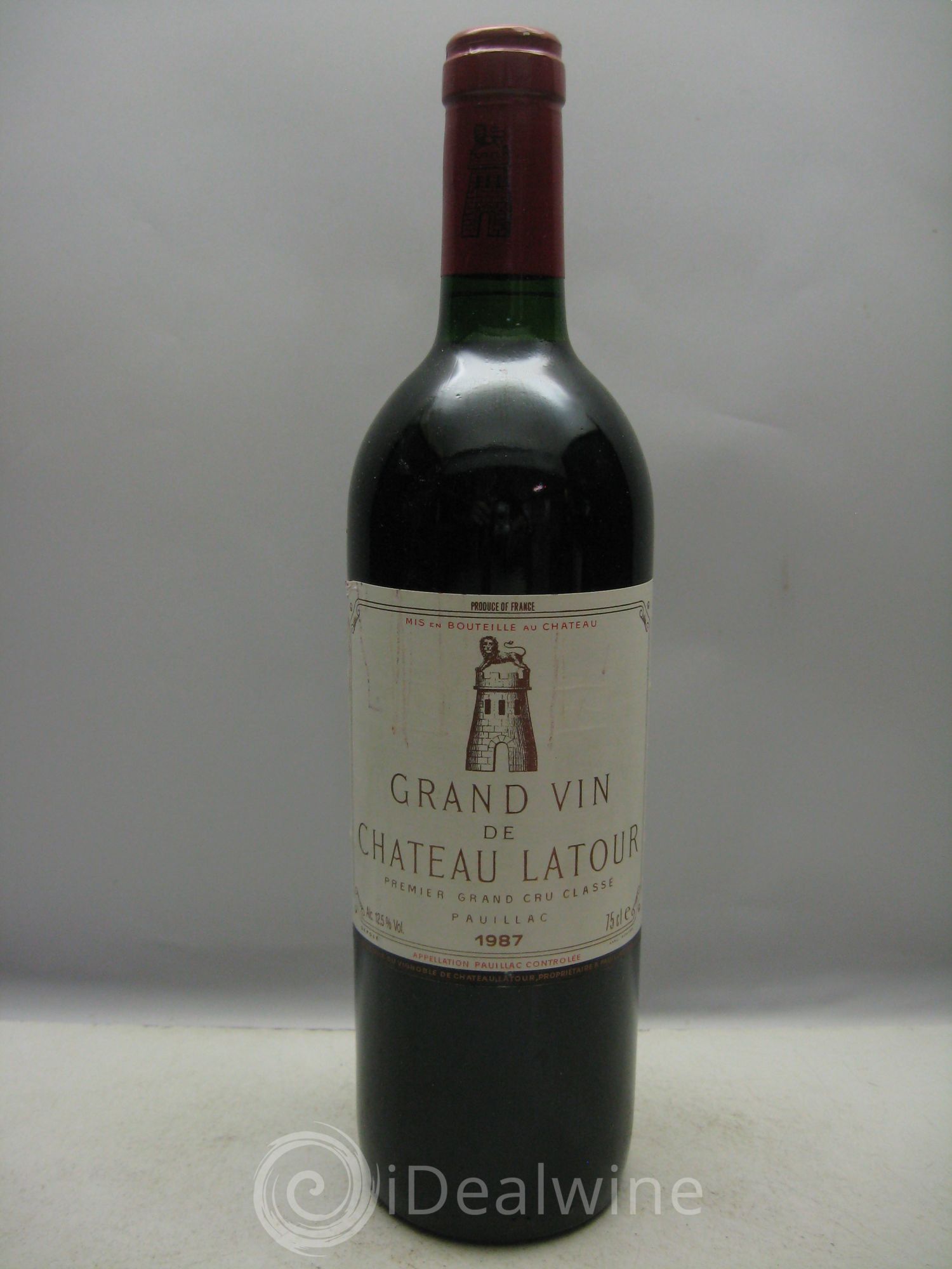 Château Latour 1er Grand Cru Classé (sans prix de réserve) 1987 - Lot de 1 bouteille - 0