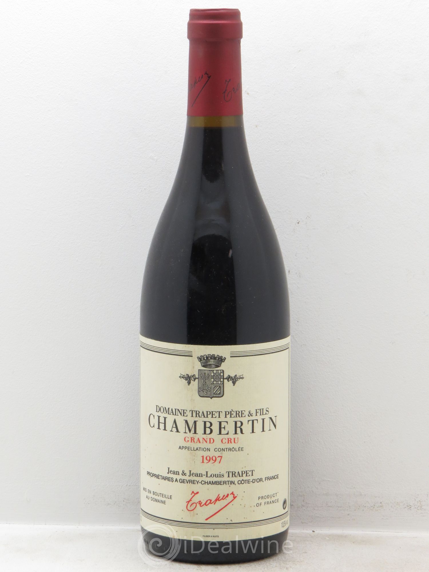 Chambertin Grand Cru Domaine Trapet (sans prix de réserve) 1997 - Lot de 1 bouteille - 0
