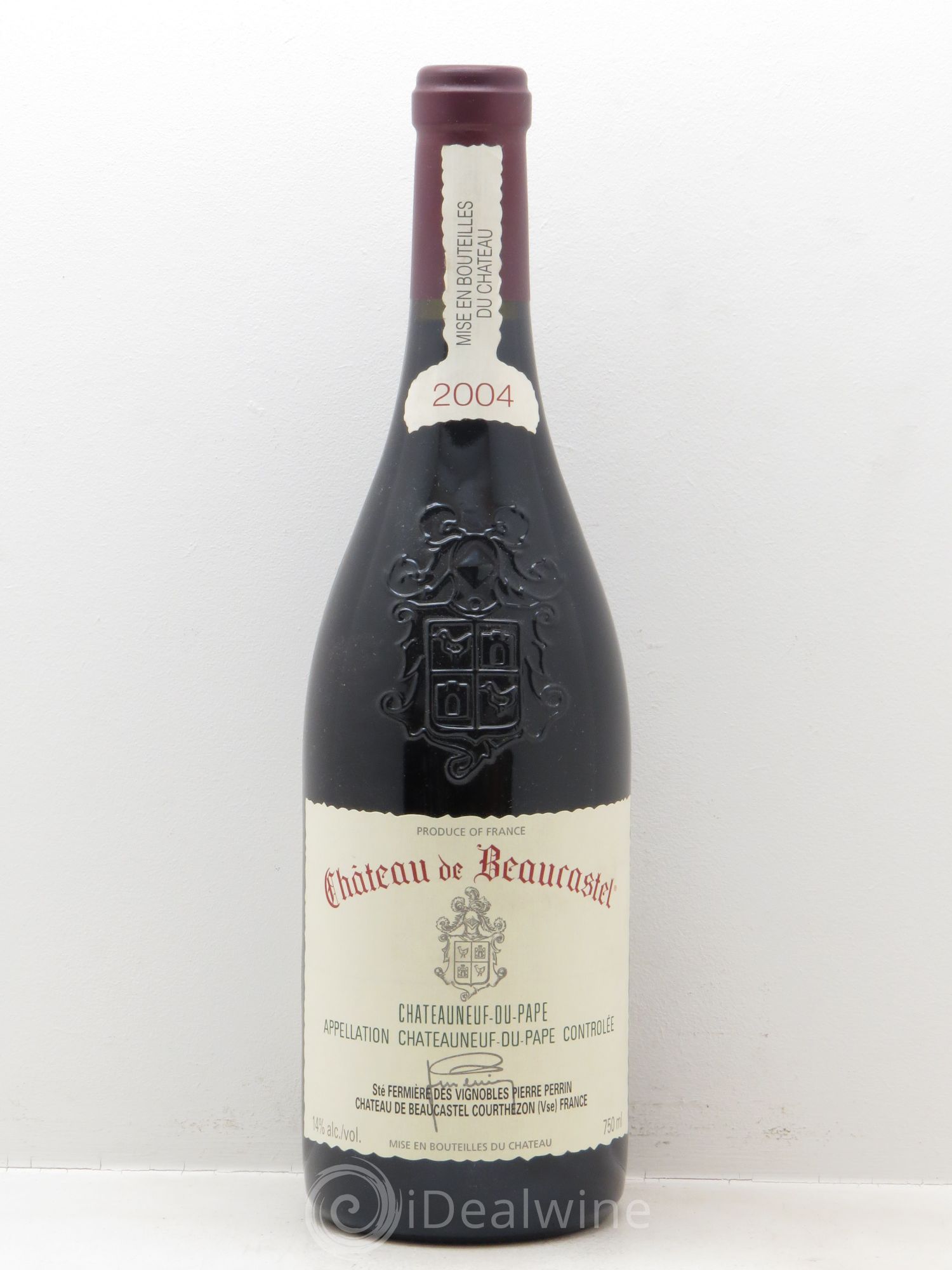Châteauneuf-du-Pape Château de Beaucastel Famille Perrin (sans prix de réserve) 2004 - Lot de 1 bouteille - 0