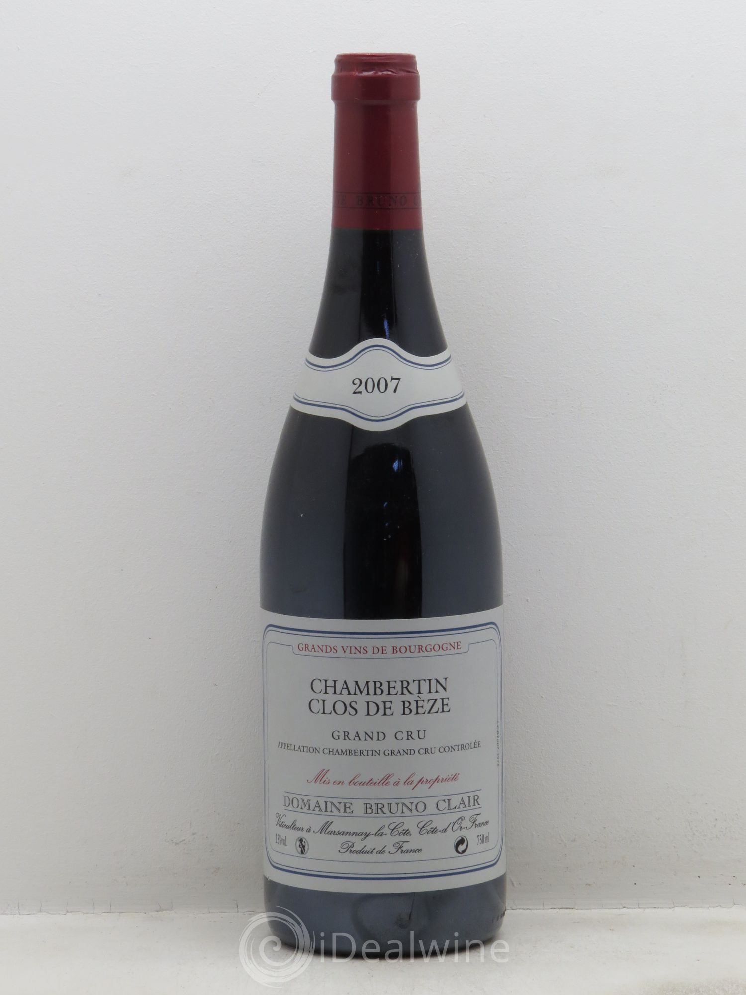 Chambertin Clos de Bèze Grand Cru Bruno Clair (Domaine) (sans prix de réserve) 2007 - Lot de 1 bouteille - 0