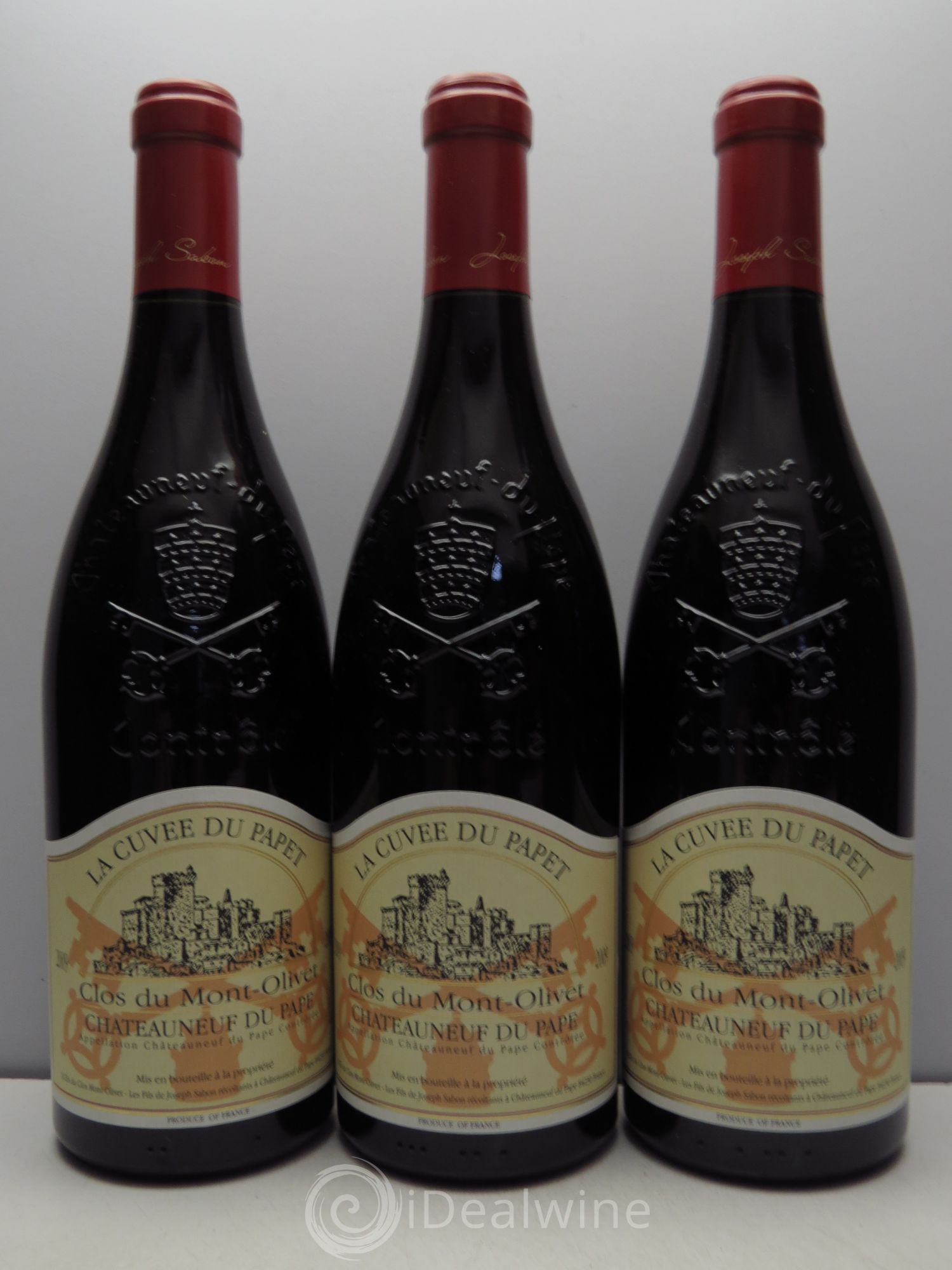 Châteauneuf-du-Pape Cuvée du Papet Clos du Mont-Olivet (sans prix de réserve) 2009 - Lot de 3 bouteilles - 0