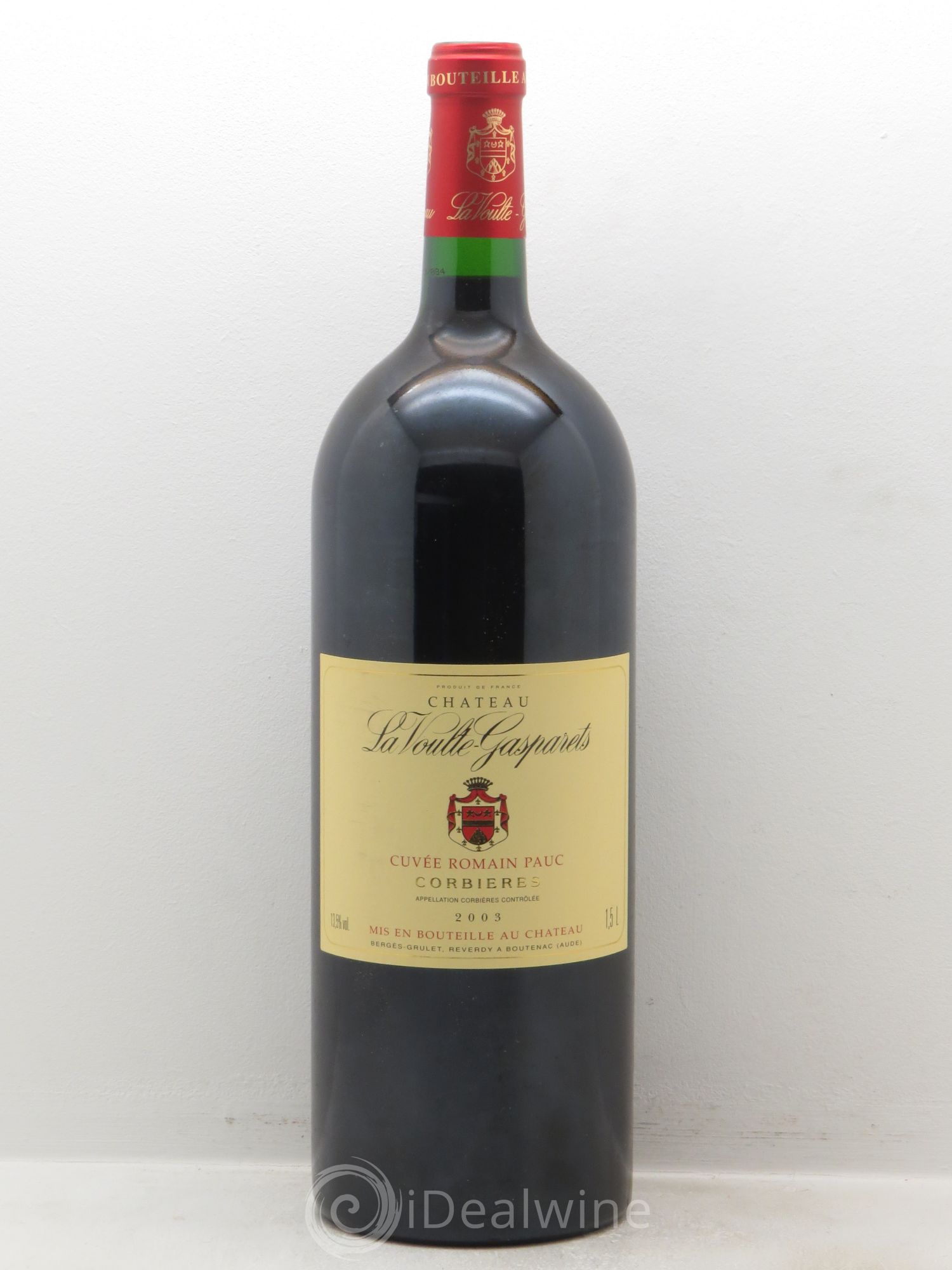 Corbières Boutenac La Voulte-Gasparets Cuvée Romain Pauc Patrick Reverdy (sans prix de réserve) 2003 - Lot de 1 magnum - 0