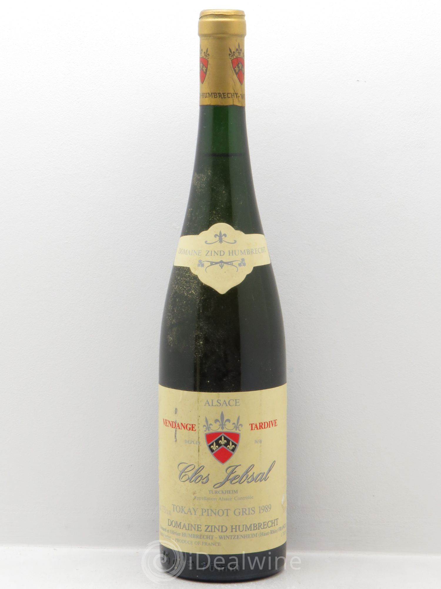 Alsace Pinot Gris Clos Jebsal Vendanges Tardives Zind-Humbrecht (Domaine) (senza prezzo di riserva) 1989 - Lotto di 1 bottiglia - 0