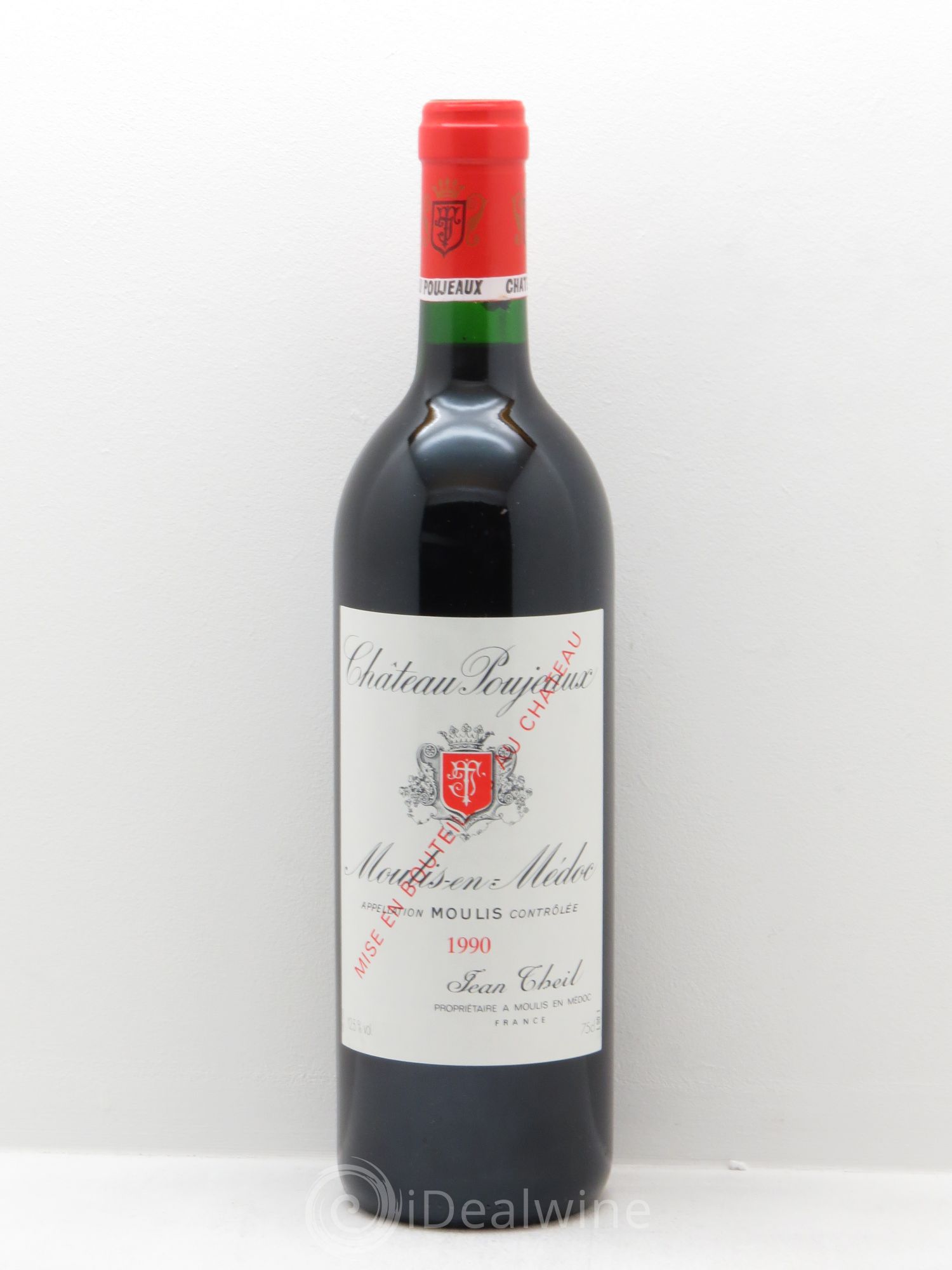 Château Poujeaux (sans prix de réserve) 1990 - Lot de 6 bouteilles - 0