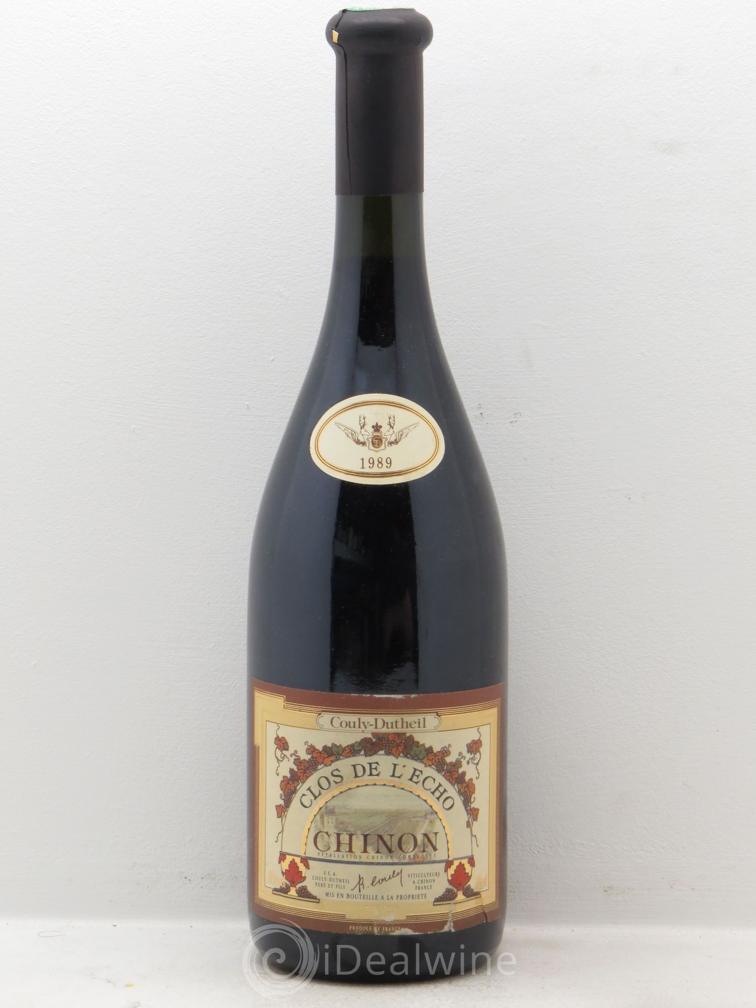 Chinon Clos de l'Echo Couly-Dutheil (sans prix de réserve) 1989 - Lot de 1 bouteille - 0