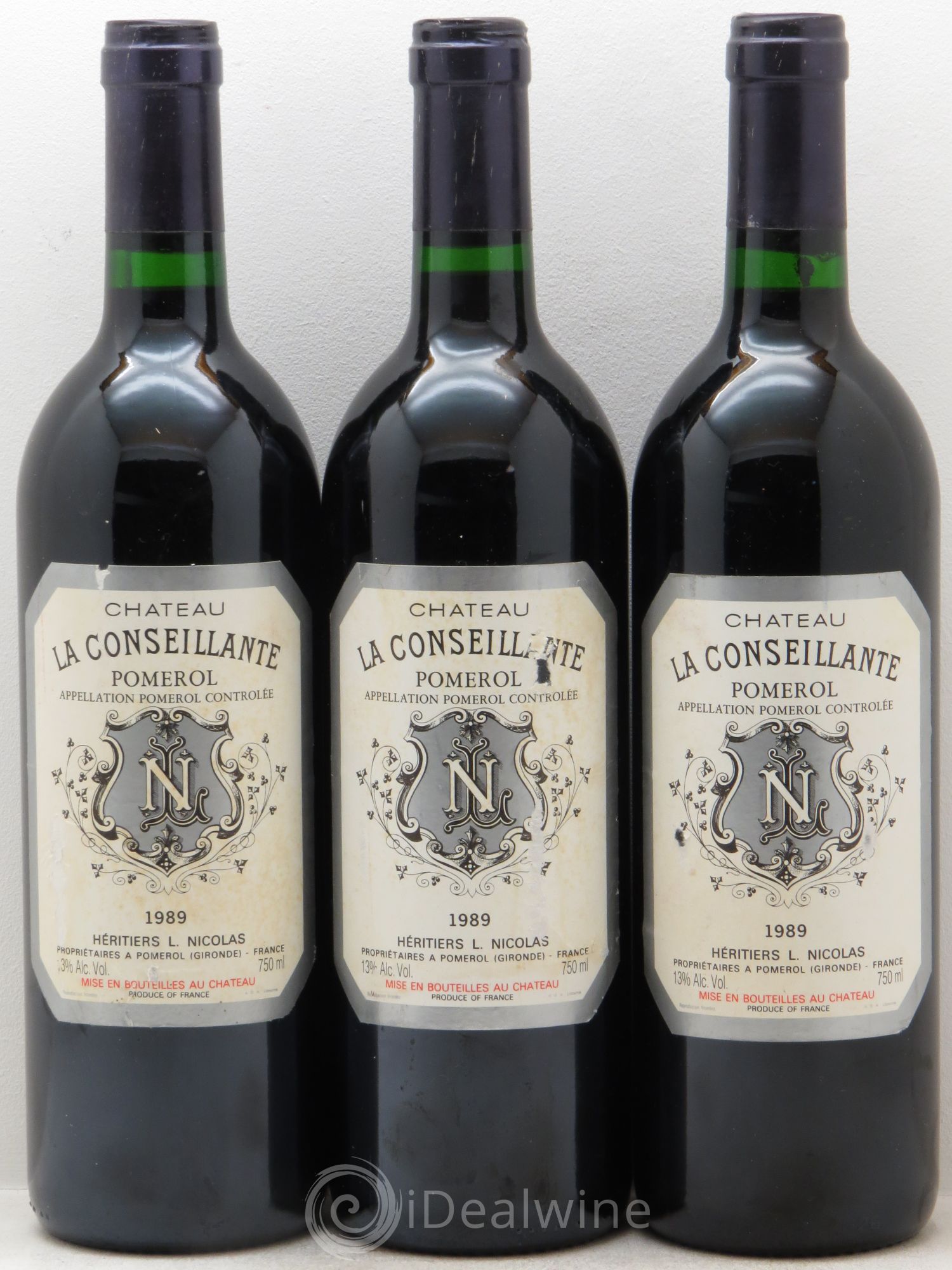 Château la Conseillante 1989 - Lot de 3 bouteilles - 0