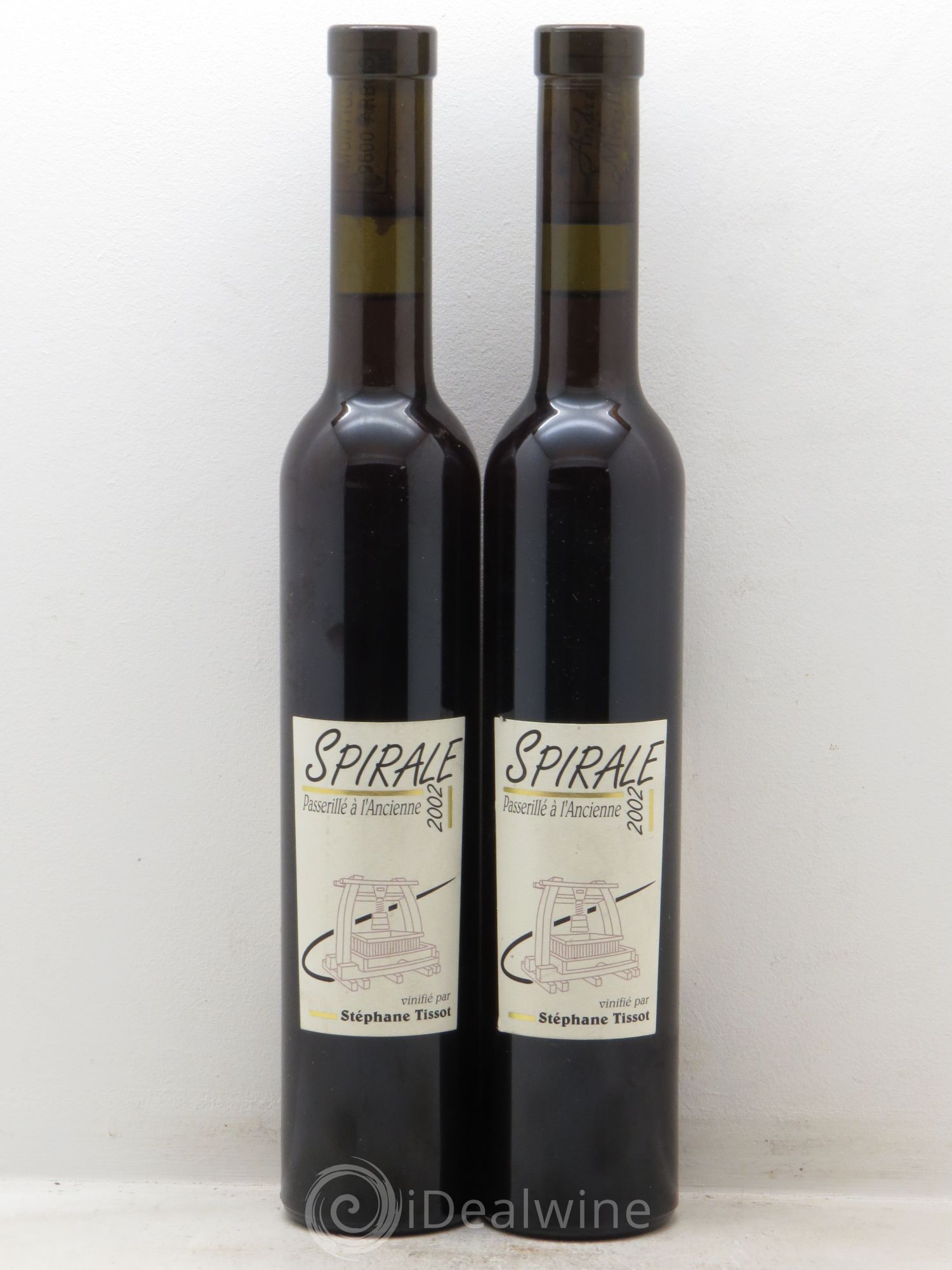 Arbois Vin de Paille Spirale S.Tissot (sans prix de réserve) 2002 - Posten von 2 Demi-Flaschen - 0