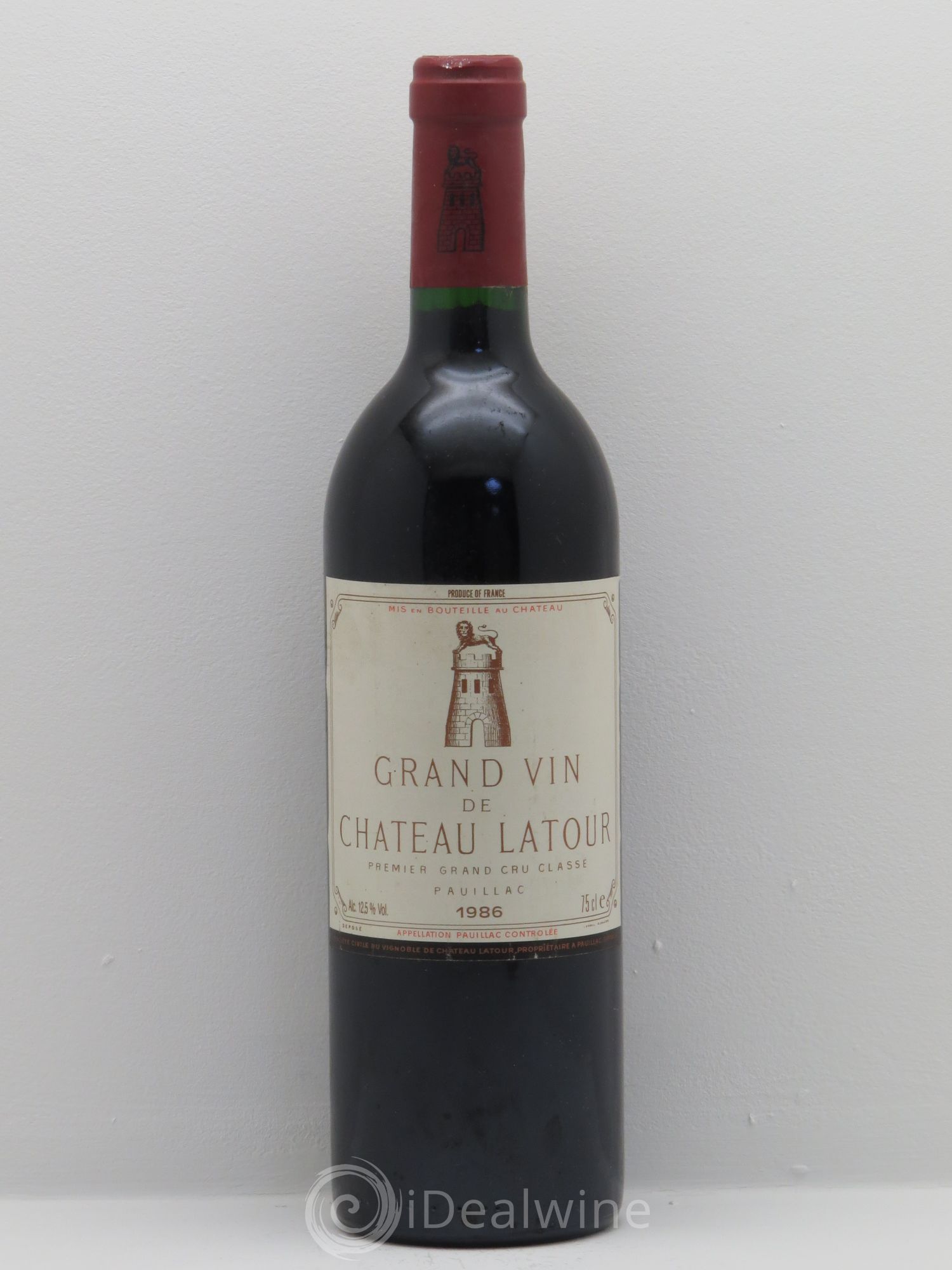 Château Latour 1er Grand Cru Classé (sans prix de réserve) 1986 - Lot de 1 bouteille - 0