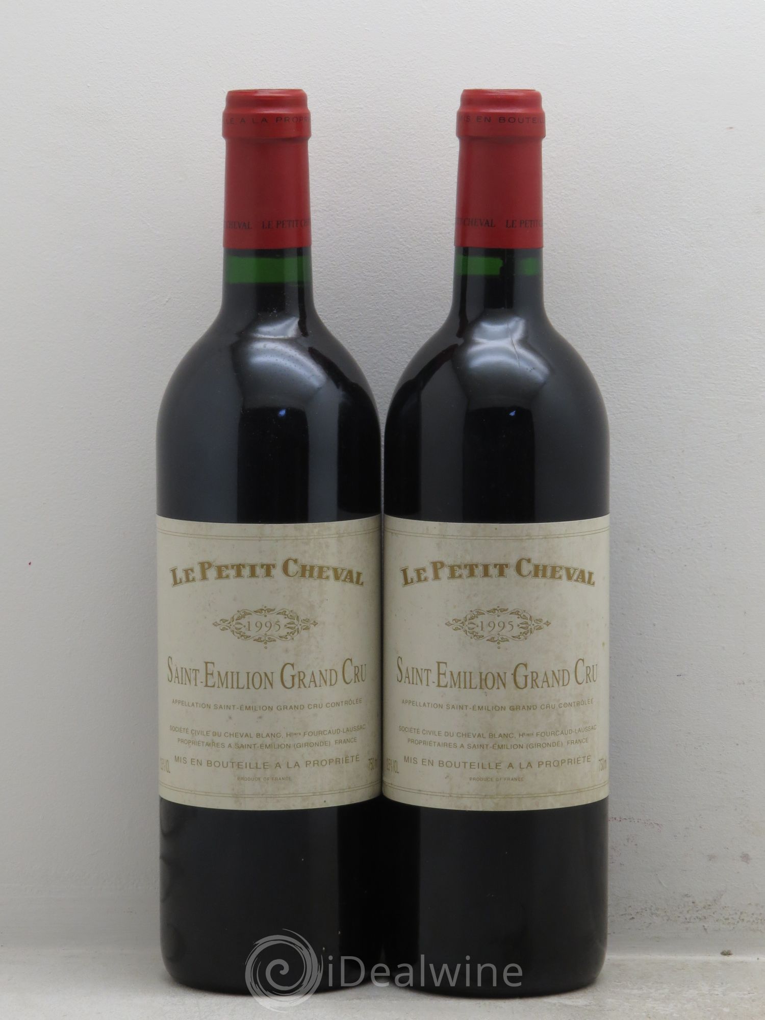 Le Petit Cheval Second Vin (sans prix de réserve) 1995 - Lot de 2 bouteilles - 0