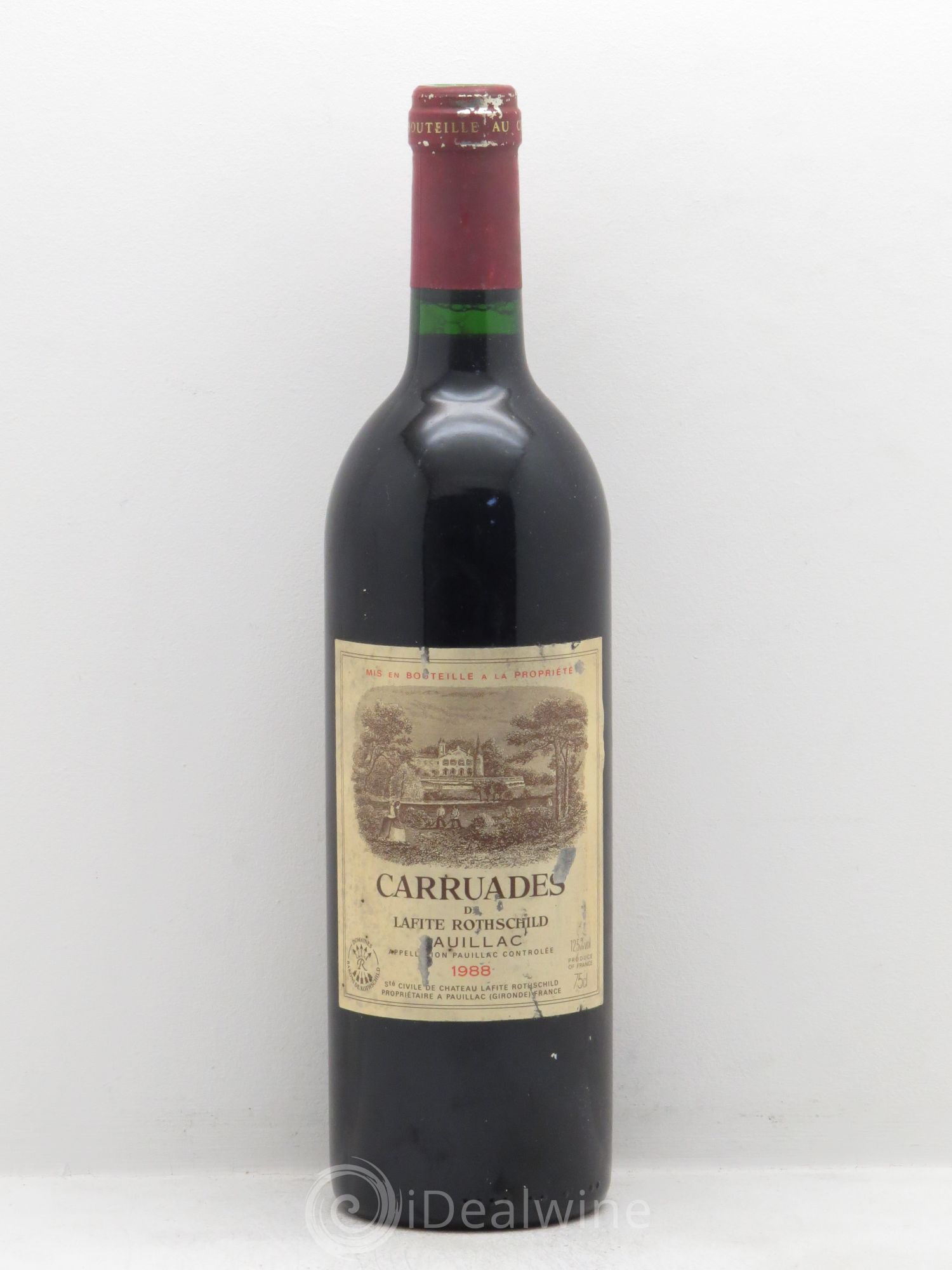 Carruades de Lafite Rothschild Second Vin (sans prix de réserve) 1988 - Lot de 1 bouteille - 0