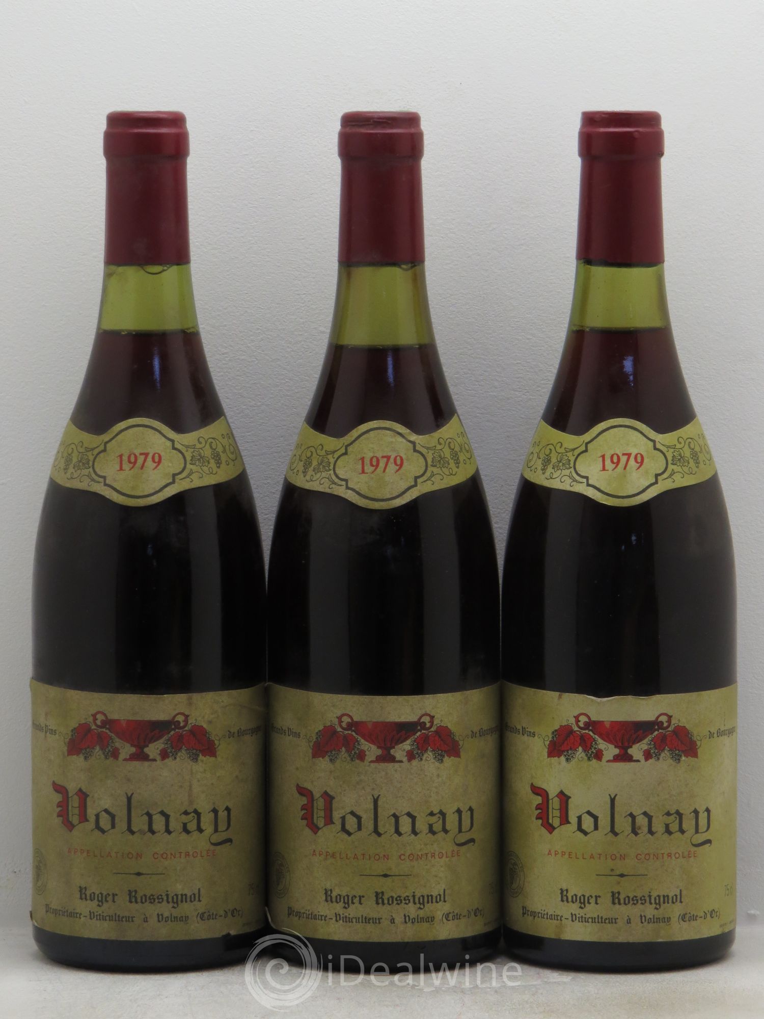 Volnay Roger Rossignol (sans prix de réserve) 1979 - Posten von 3 Flaschen - 0