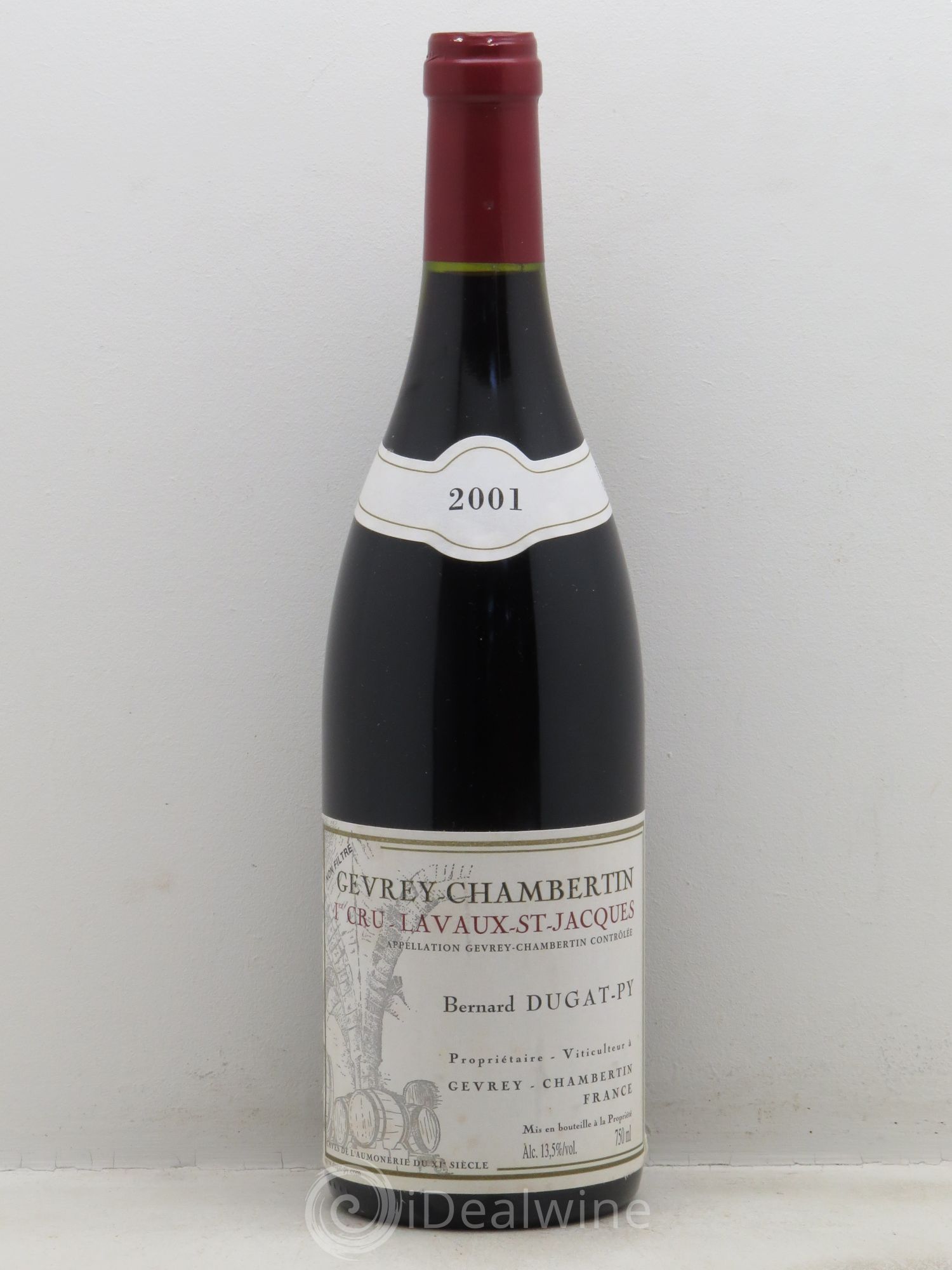 Gevrey-Chambertin 1er Cru Lavaux Saint Jacques Dugat-Py (sans prix de réserve) 2001 - Lot de 1 bouteille - 0
