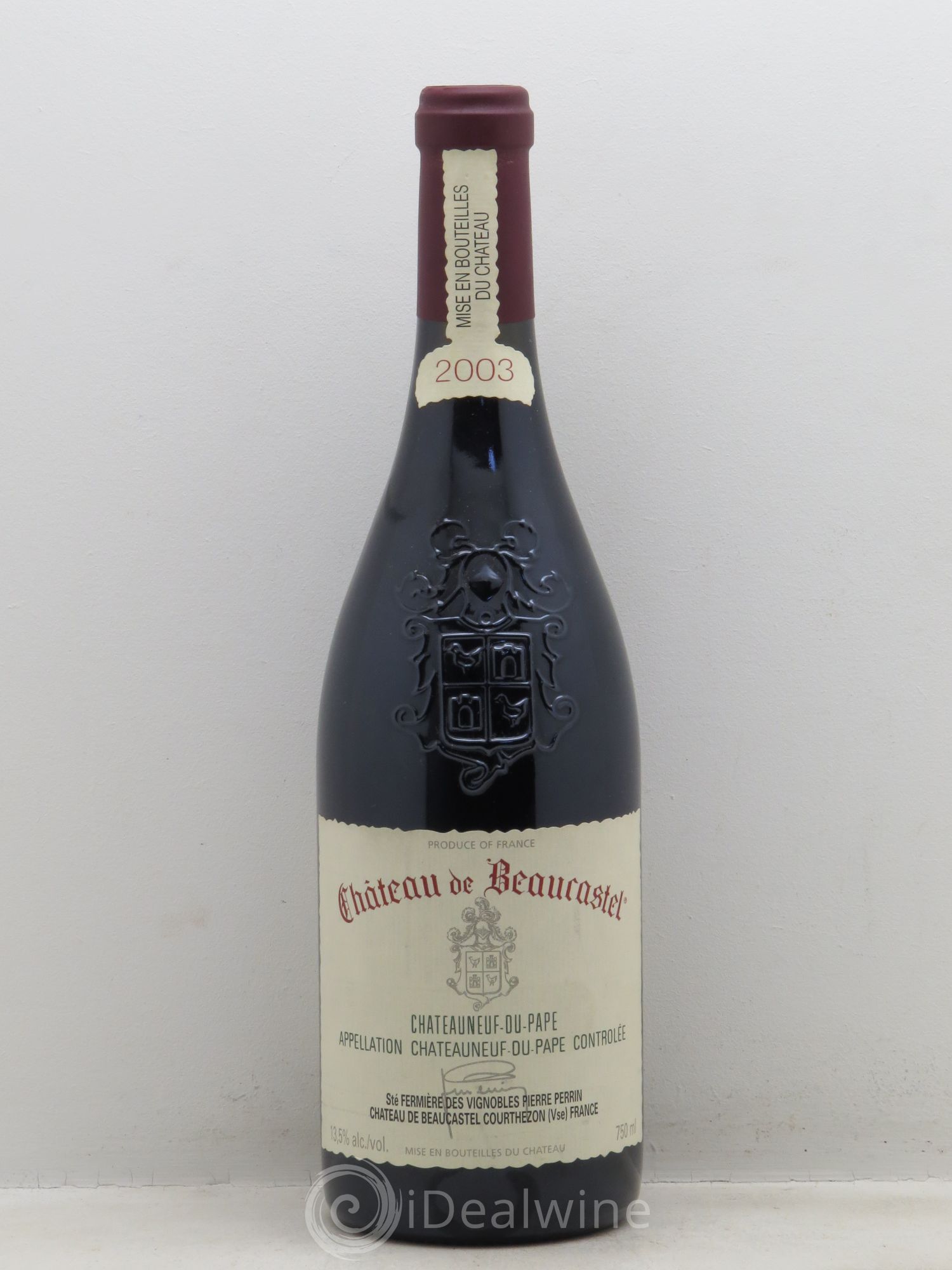 Châteauneuf-du-Pape Château de Beaucastel Famille Perrin (sans prix de réserve) 2003 - Lot de 1 bouteille - 0