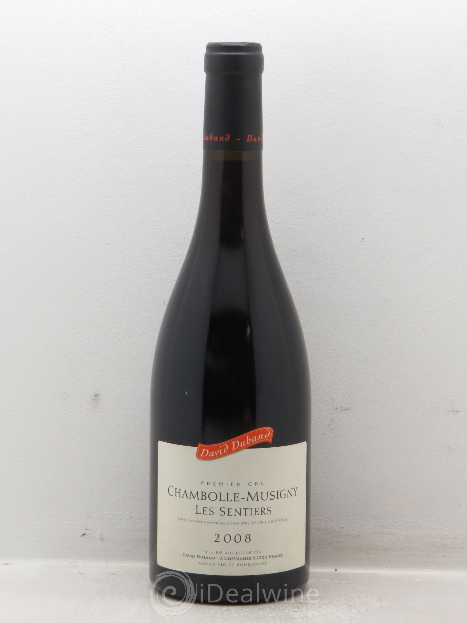 Chambolle-Musigny 1er Cru Les Sentiers David Duband (sans prix de réserve) 2008 - Posten von 1 Flasche - 0