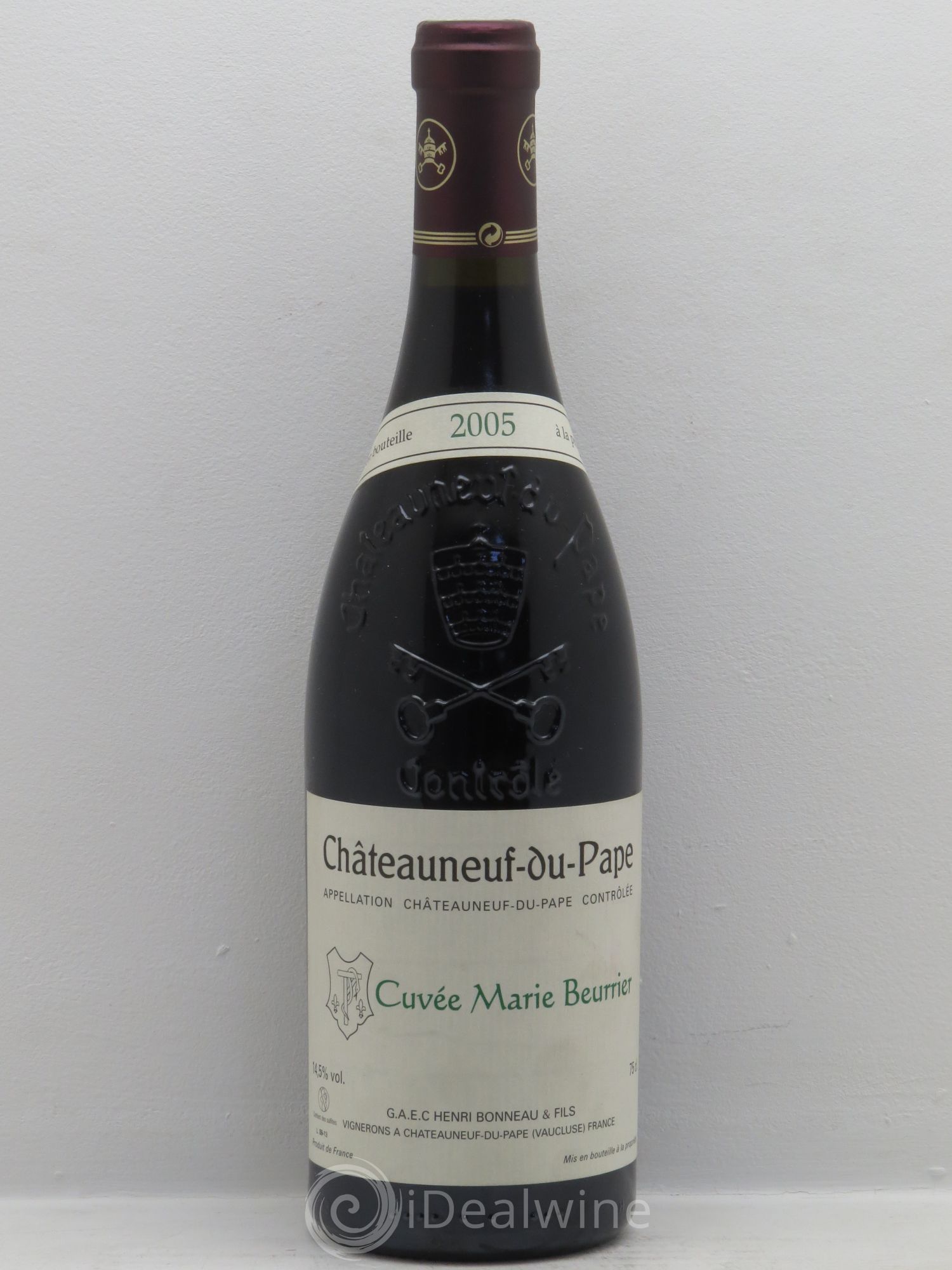 Châteauneuf-du-Pape Marie Beurrier Henri Bonneau & Fils (sans prix de réserve) 2005 - Lot de 1 bouteille - 0
