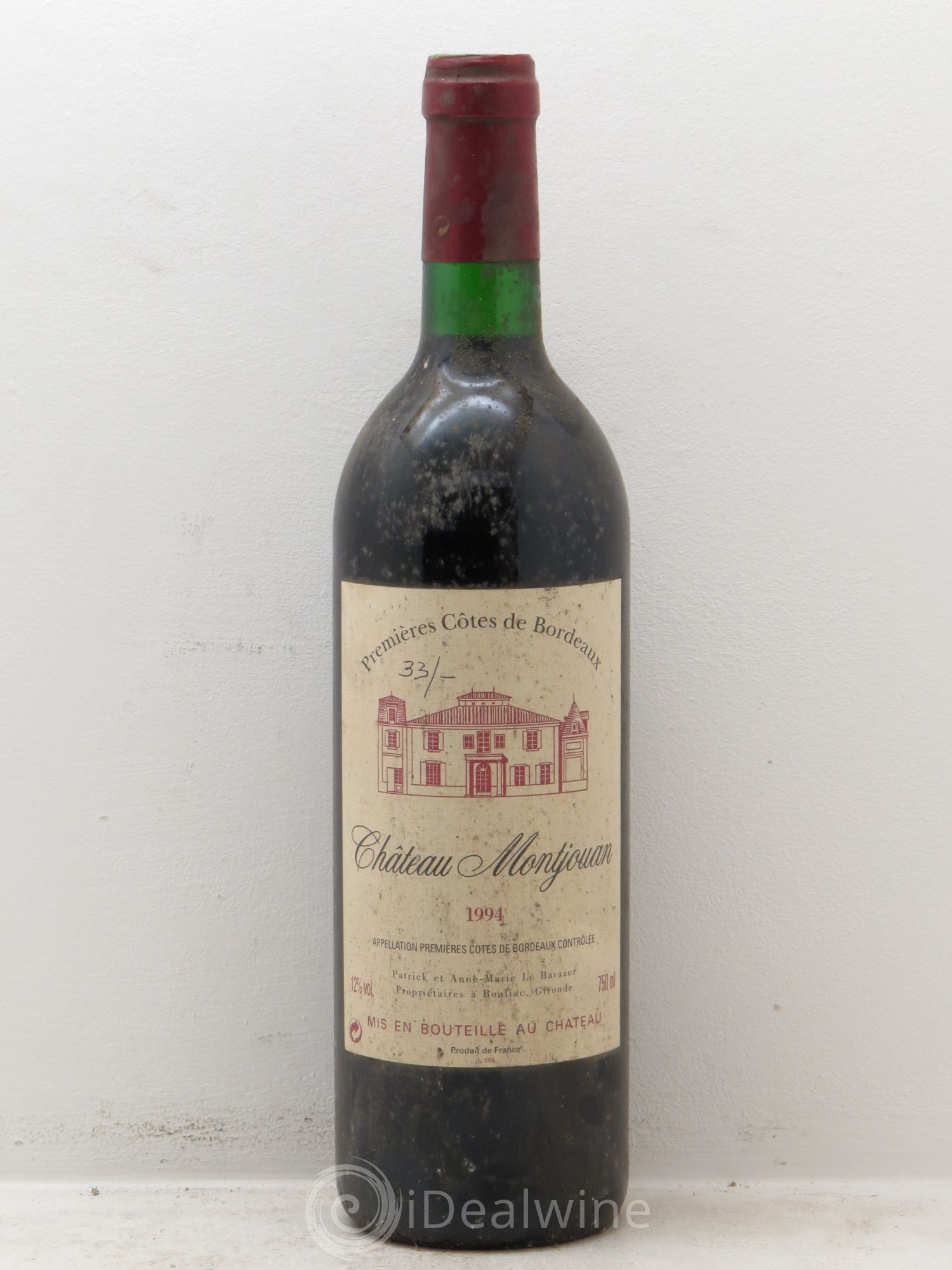 Bordeaux Château Montjouan (sans prix de réserve) 1994 - Posten von 1 Flasche - 0