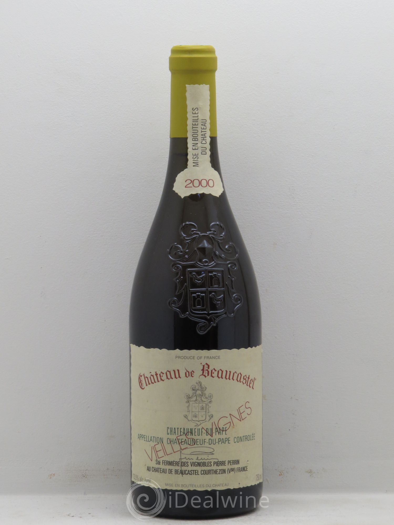 Châteauneuf-du-Pape Château de Beaucastel Vieilles vignes Roussanne Famille Perrin (sans prix de réserve) 2000 - Lot de 1 bouteille - 0