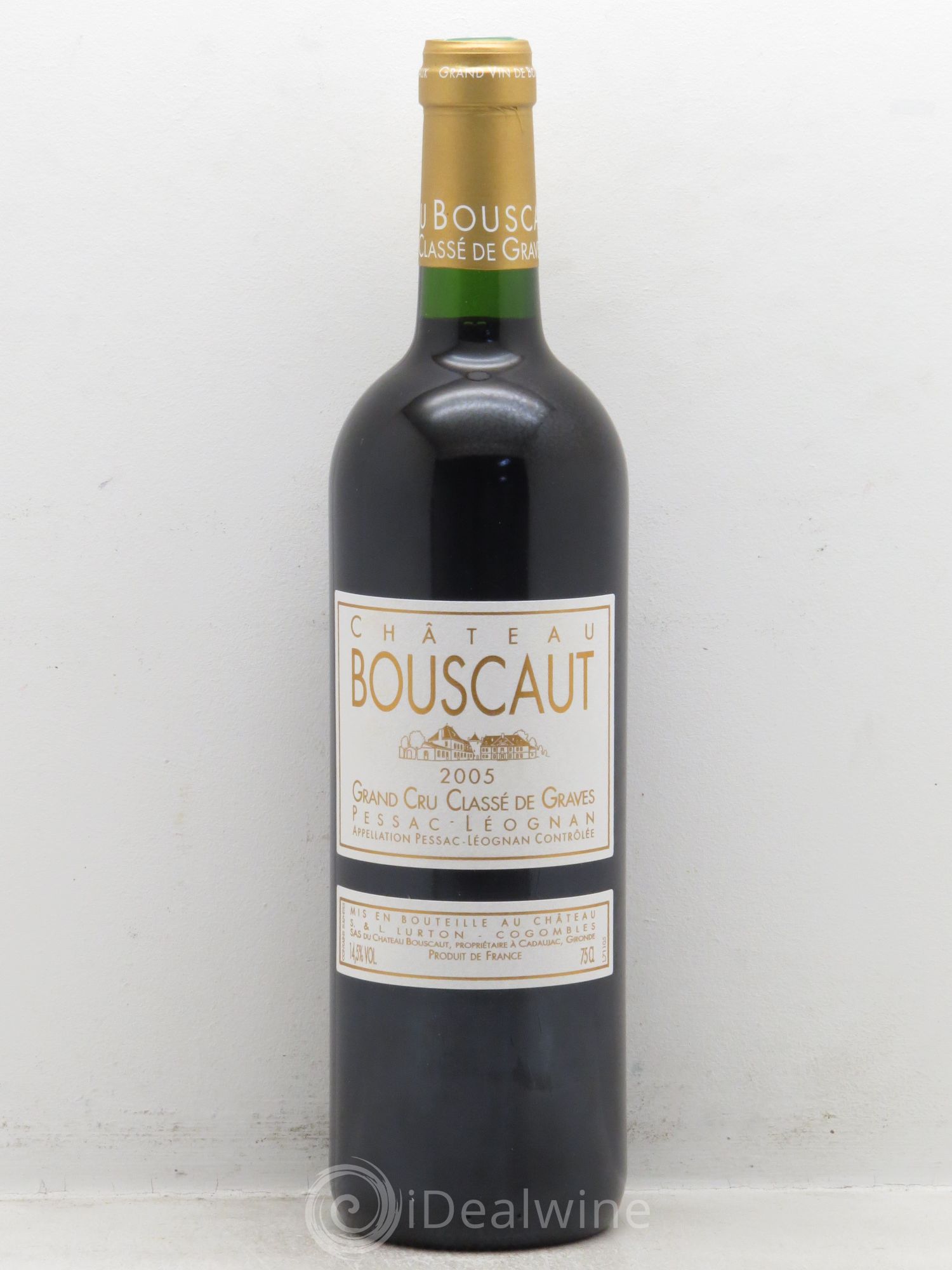 Château Bouscaut Cru Classé de Graves (sans prix de réserve) 2005 - Lot de 1 bouteille - 0