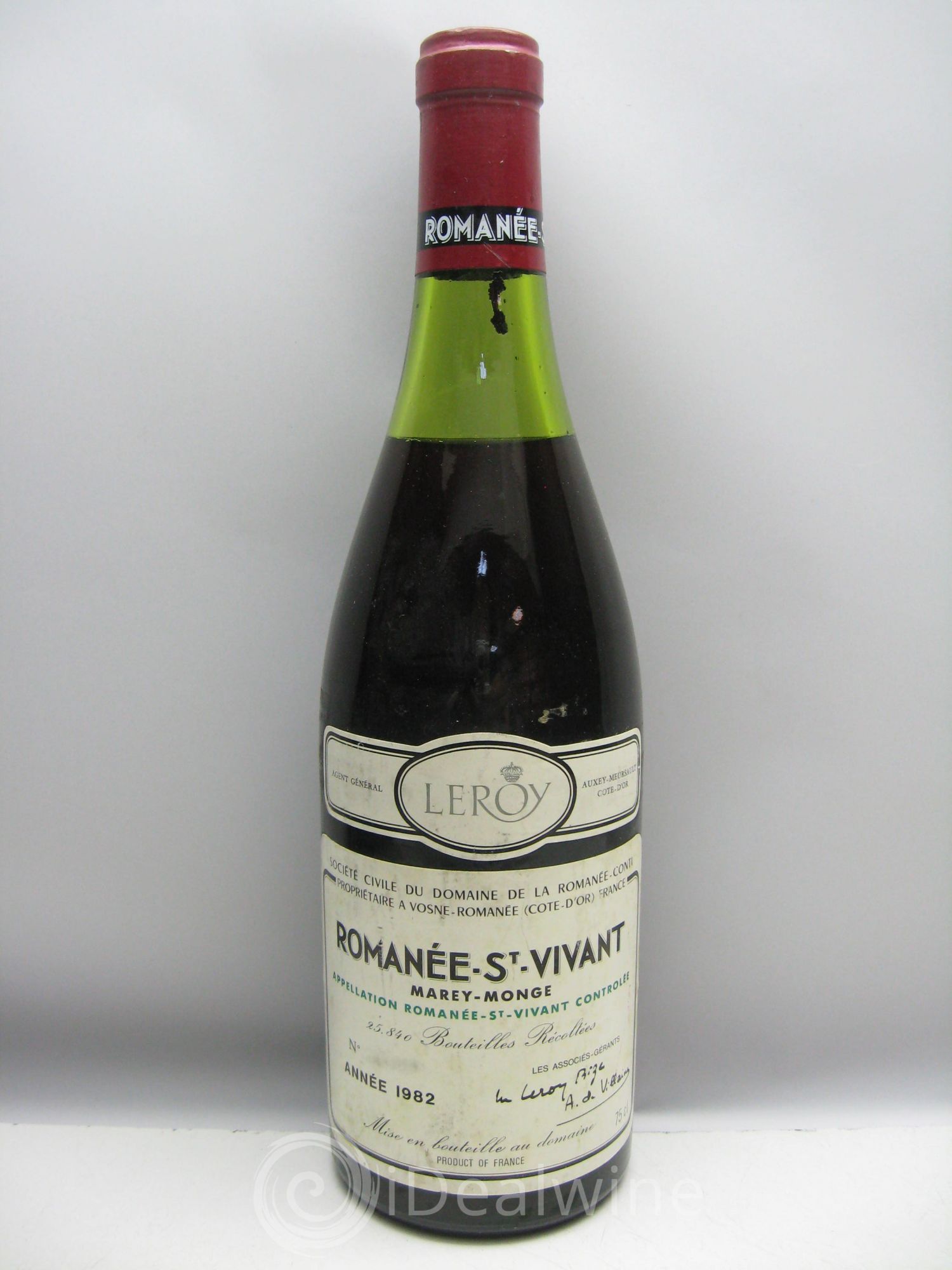 Romanée-Saint-Vivant Grand Cru Domaine de la Romanée-Conti (sans prix de réserve) 1982 - Lot de 1 bouteille - 0