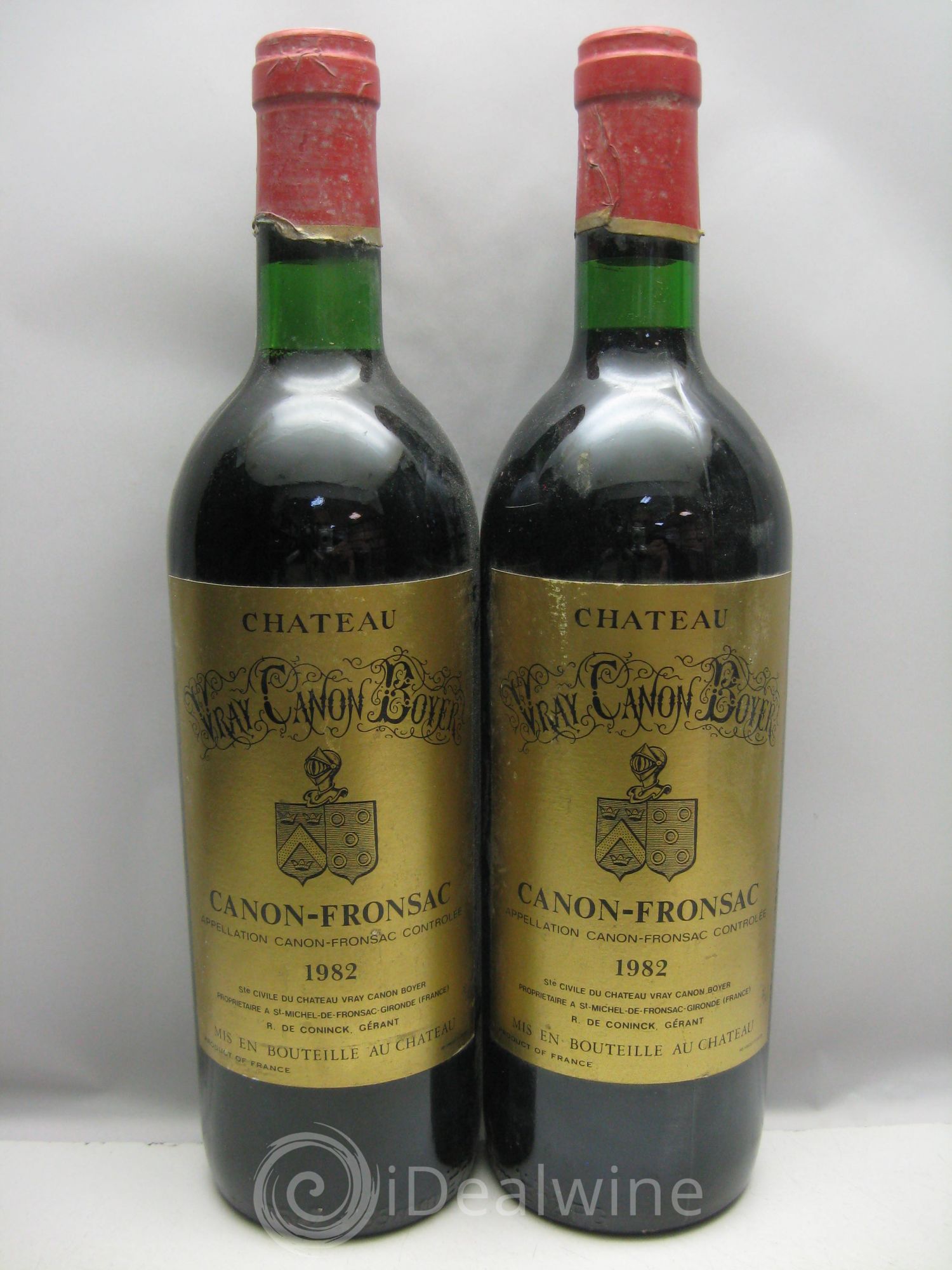 Bordeaux Vray Canon Boyer (sans prix de réserve) 1982 - Posten von 2 Flaschen - 0
