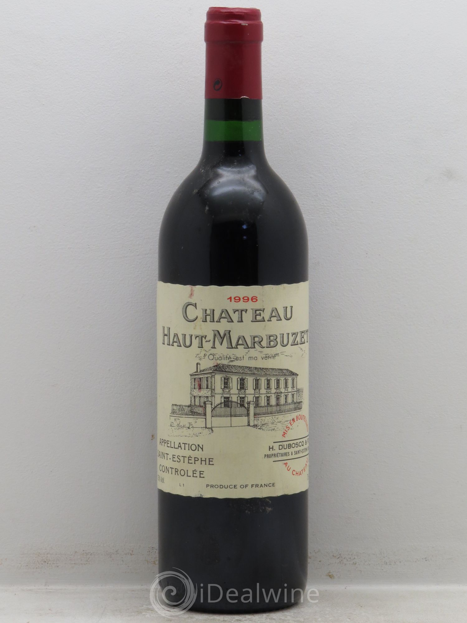 Château Haut Marbuzet (sans prix de réserve) 1996 - Lot de 1 bouteille - 0
