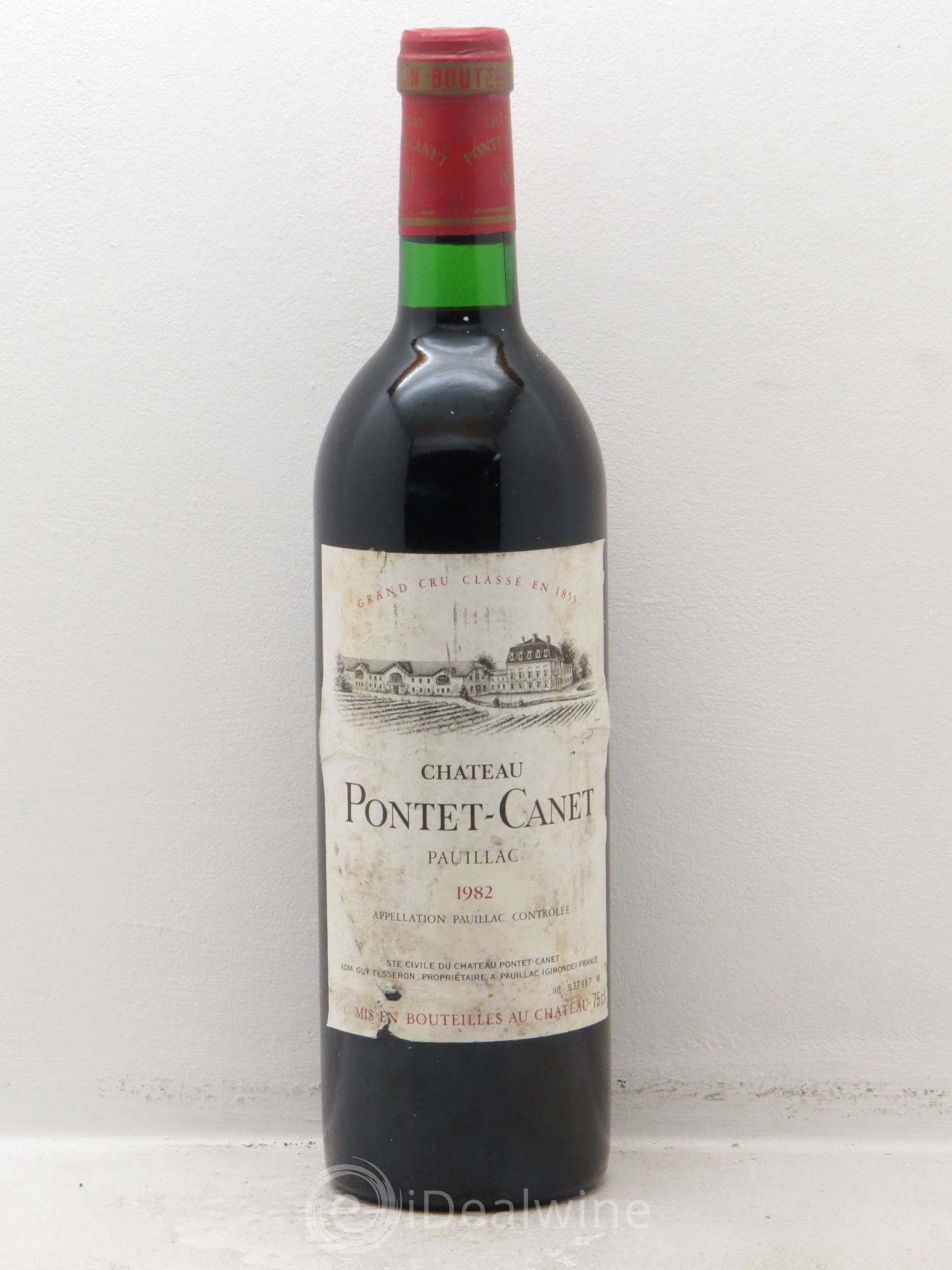 Château Pontet Canet 5ème Grand Cru Classé (sans prix de réserve) 1982 - Lot de 1 bouteille - 0