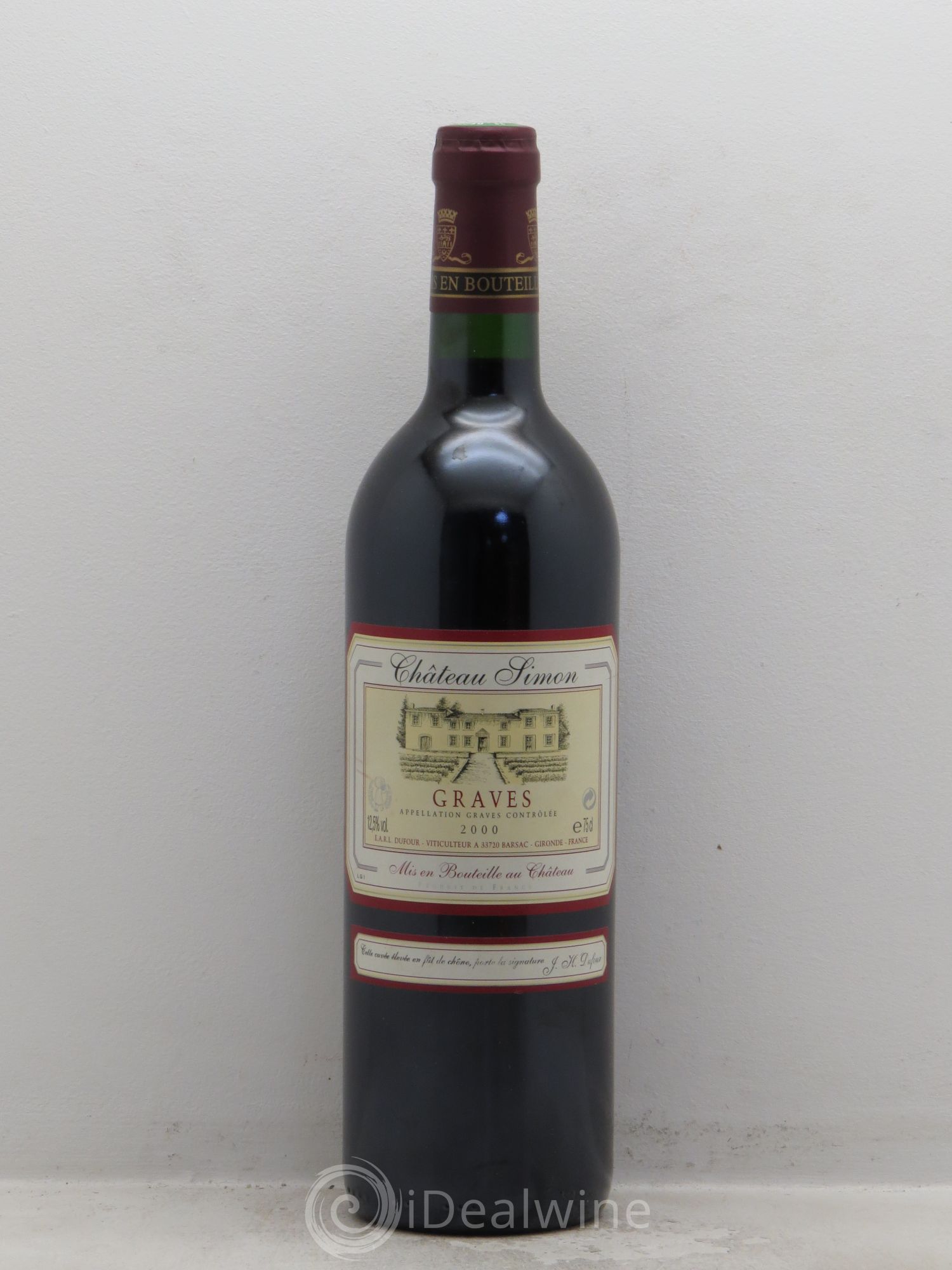Graves Château Simon (sans prix de réserve) 2000 - Posten von 1 Flasche - 0