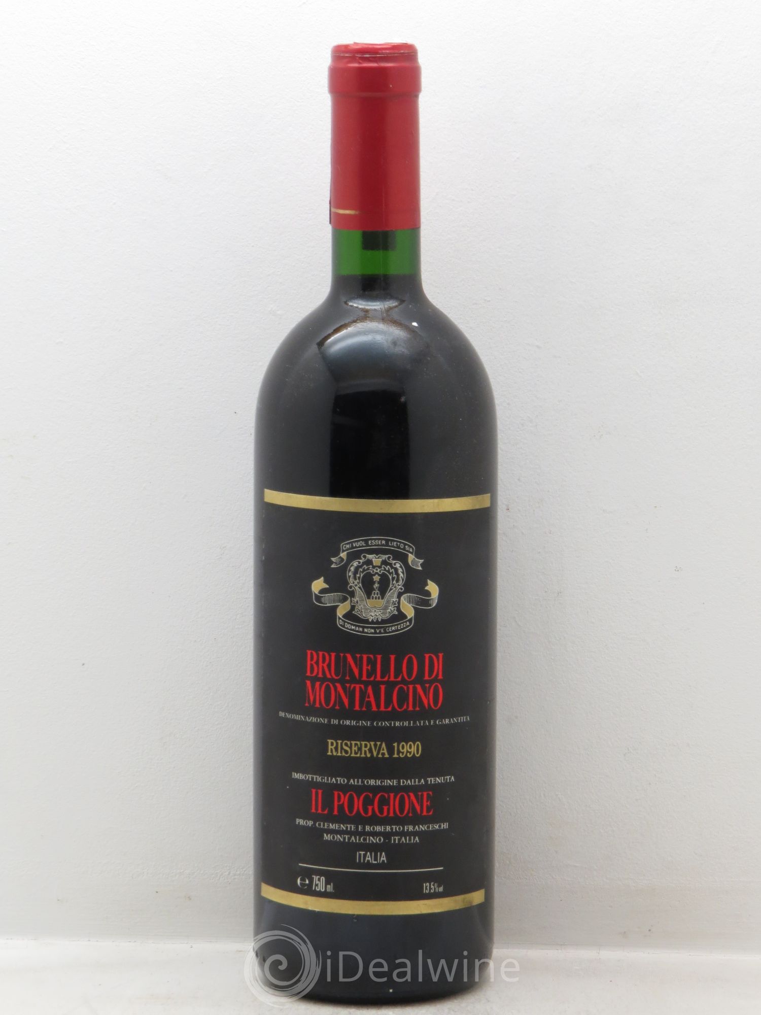 Brunello di Montalcino Il Poggione Riserva (sans prix de réserve) 1990 - Lot de 1 bouteille - 0