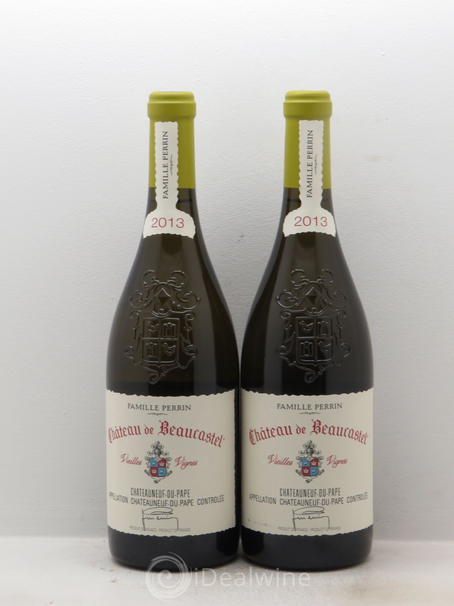 Châteauneuf-du-Pape Château de Beaucastel Vieilles vignes Roussanne Famille Perrin (sans prix de réserve) 2013 - Lot de 2 bouteilles - 0