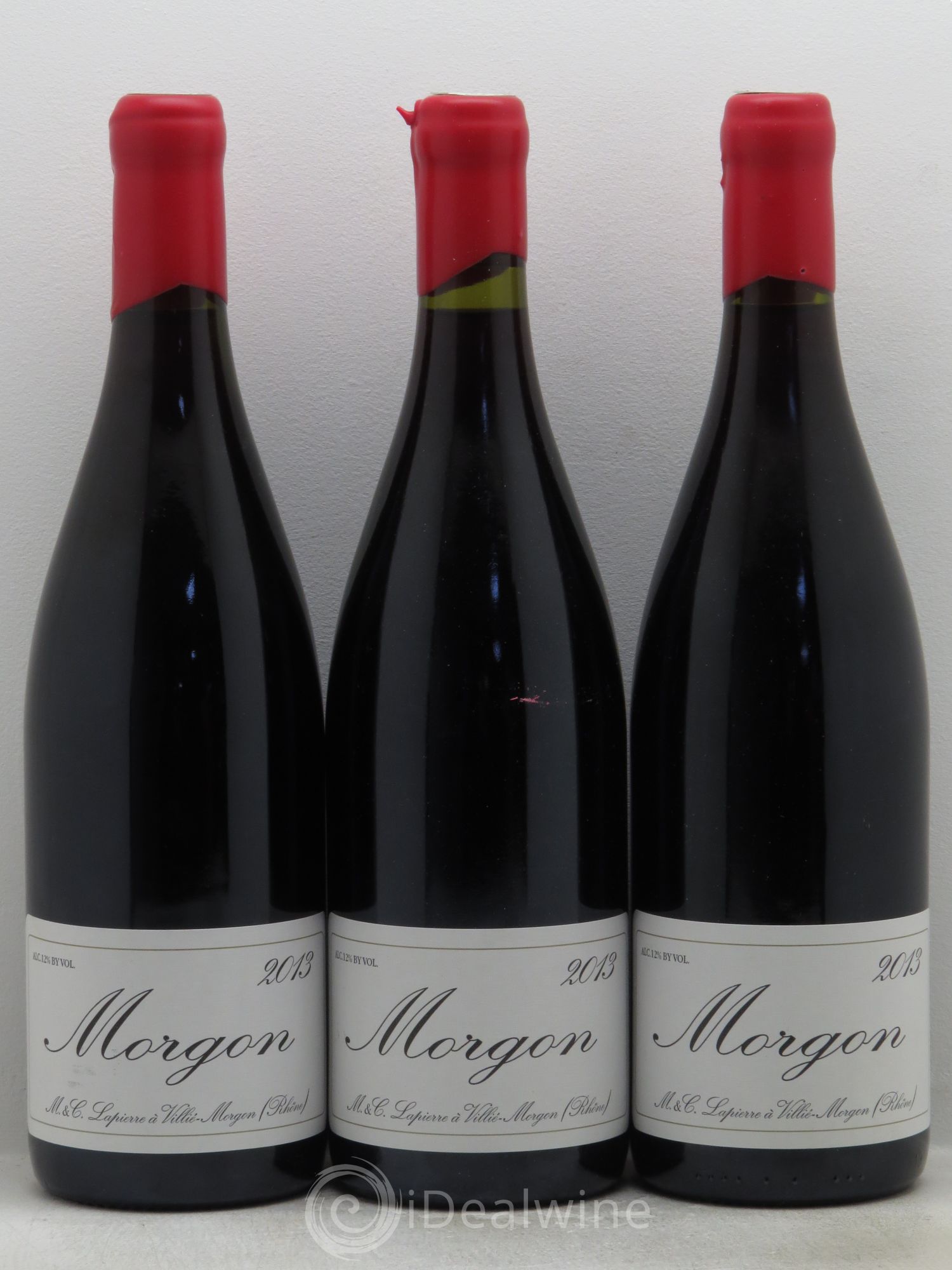 Morgon Marcel Lapierre (Domaine) (sans prix de réserve) 2013 - Lot de 3 bouteilles - 0