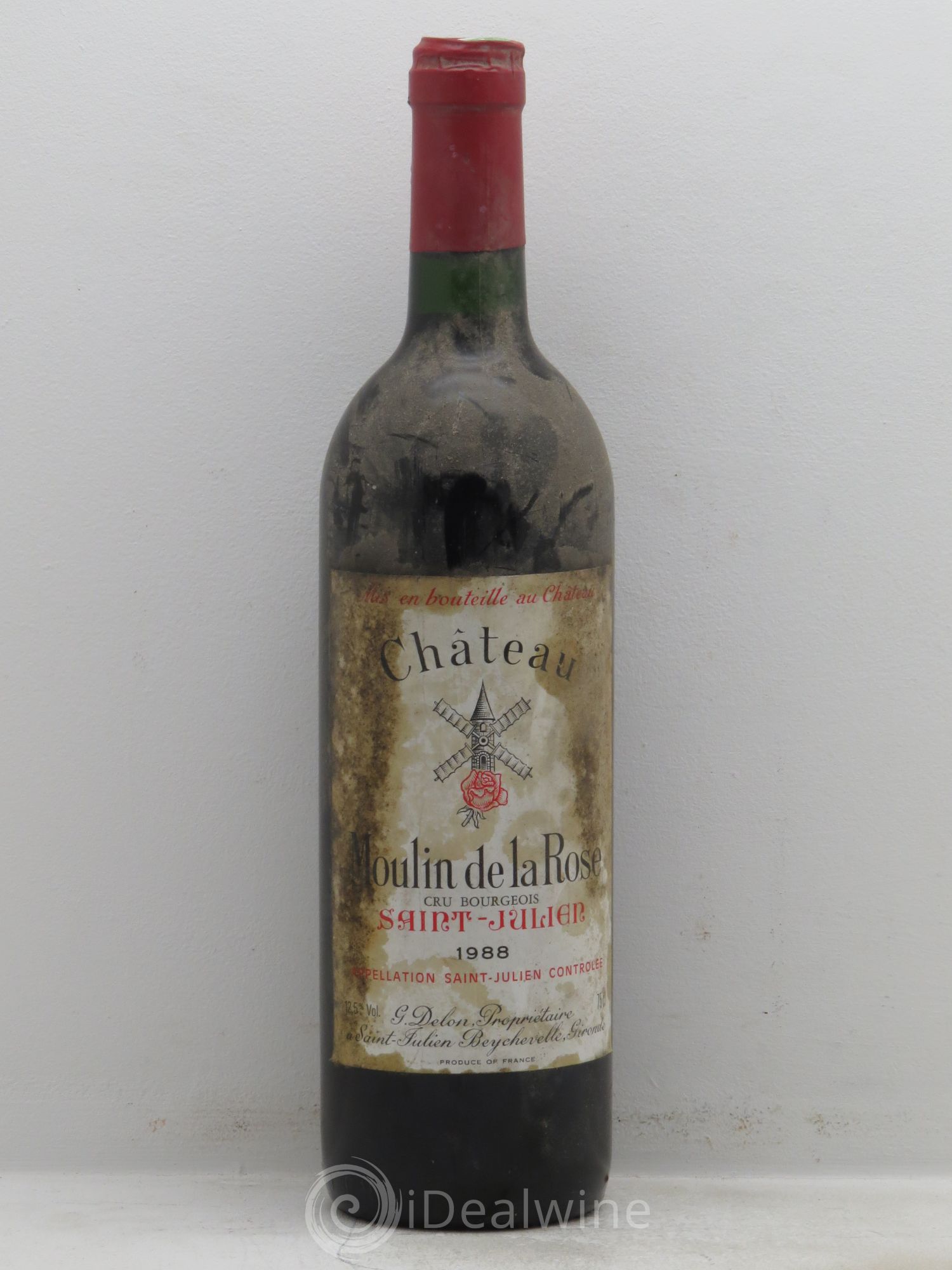 Château Moulin de la Rose Cru Bourgeois (sans prix de réserve) 1988 - Lot de 1 bouteille - 0