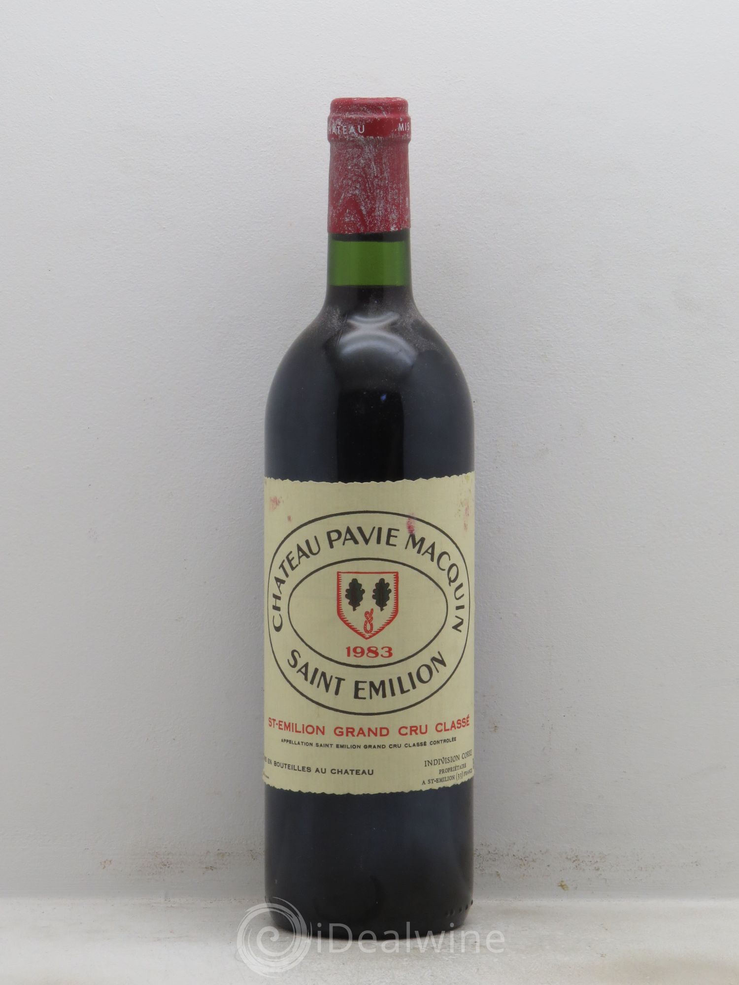 Château Pavie Macquin 1er Grand Cru Classé B (sans prix de réserve) 1983 - Lot de 1 bouteille - 0