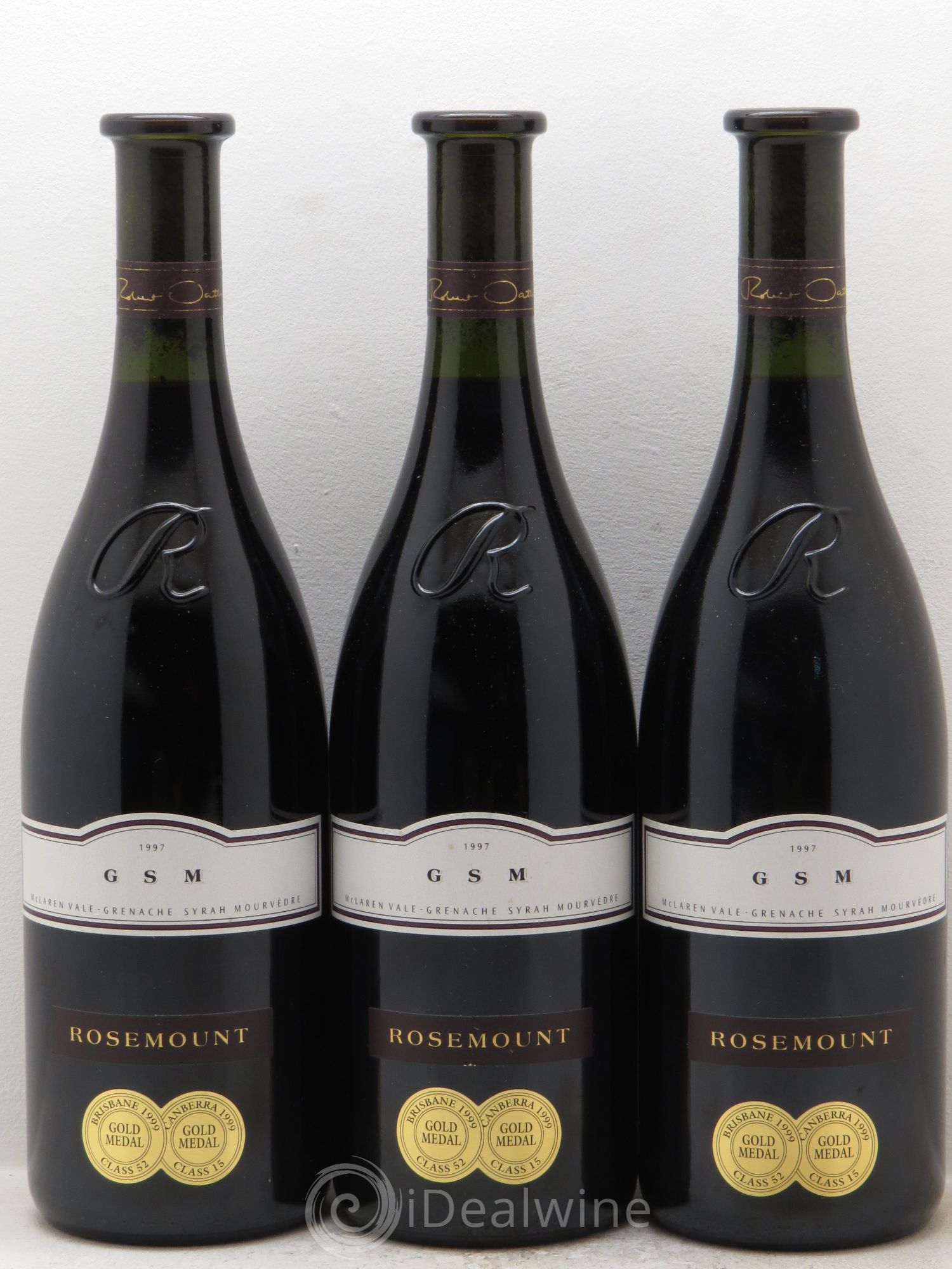 Australie Cuvée GSM (Grenache,Syrah, Mourvèdre)Rosemount Estate (sans prix de réserve) 1997 - Posten von 3 Flaschen - 0