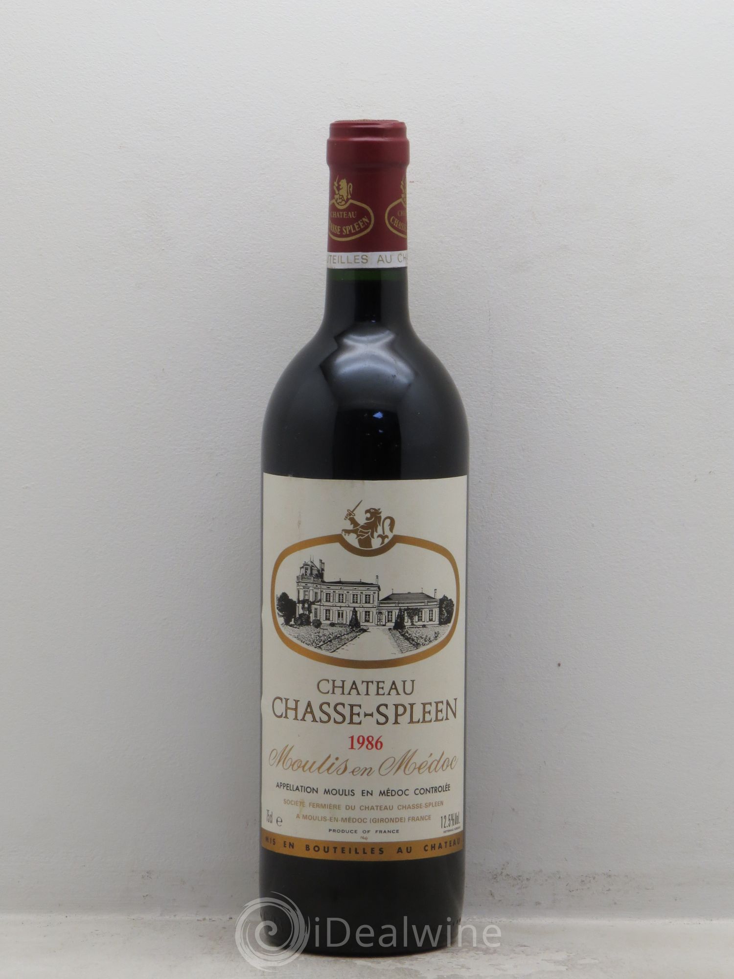 Château Chasse Spleen (sans prix de réserve) 1986 - Lot de 1 bouteille - 0
