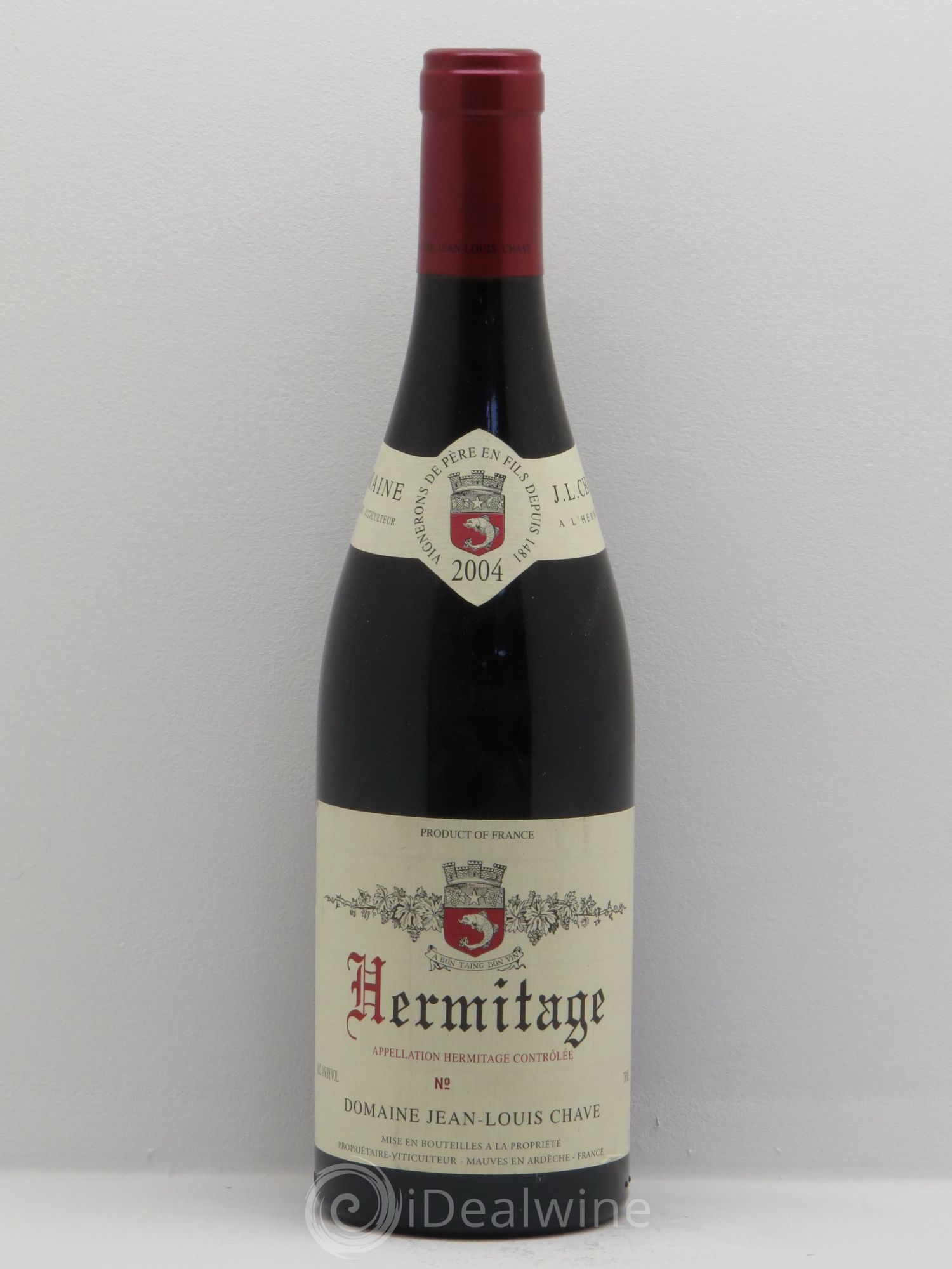 Hermitage Jean-Louis Chave (sans prix de réserve) 2004 - Lot de 1 bouteille - 0