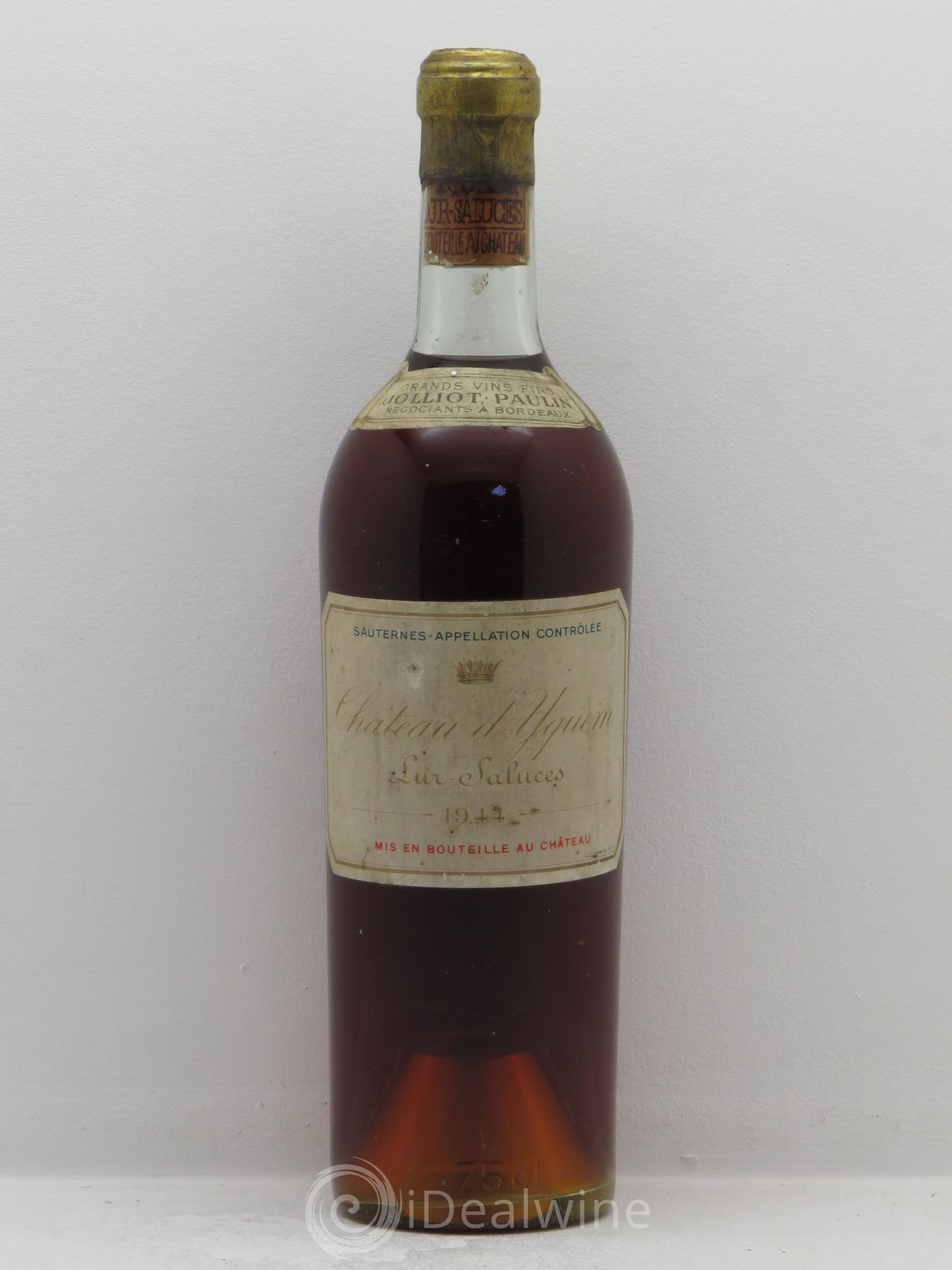 Château d' Yquem 1er Cru Classé Supérieur (senza prezzo di riserva) 1944 - Lotto di 1 bottiglia - 0