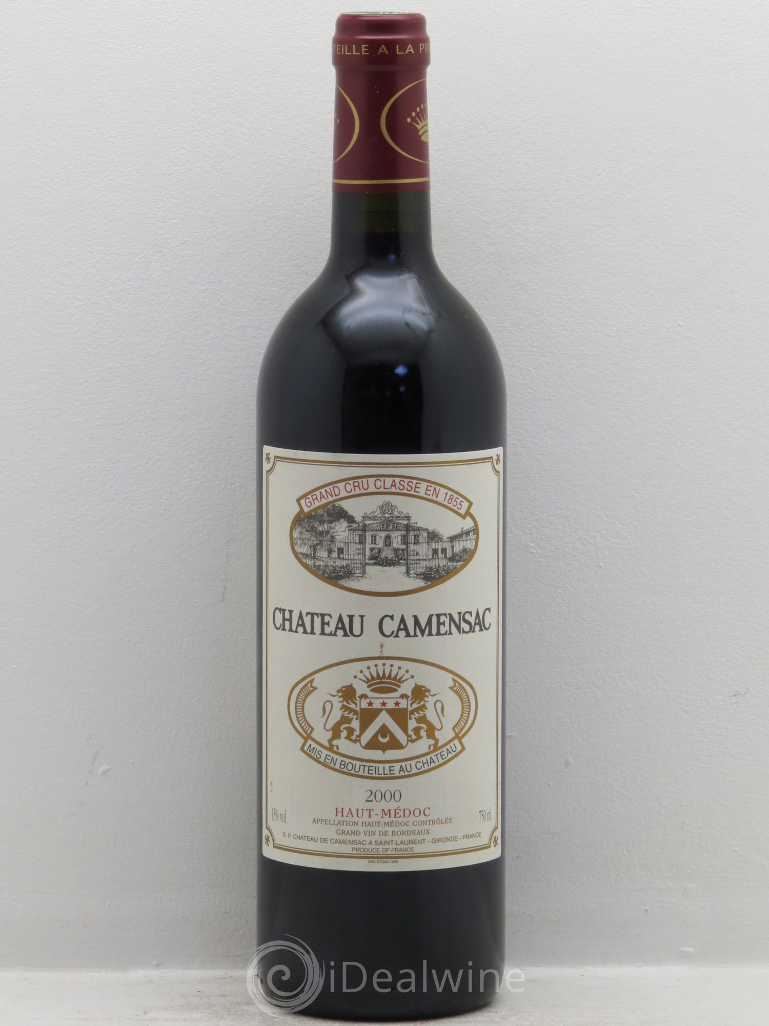 Château Camensac 5ème Grand Cru Classé (sans prix de réserve) 2000 - Lot de 1 bouteille - 0
