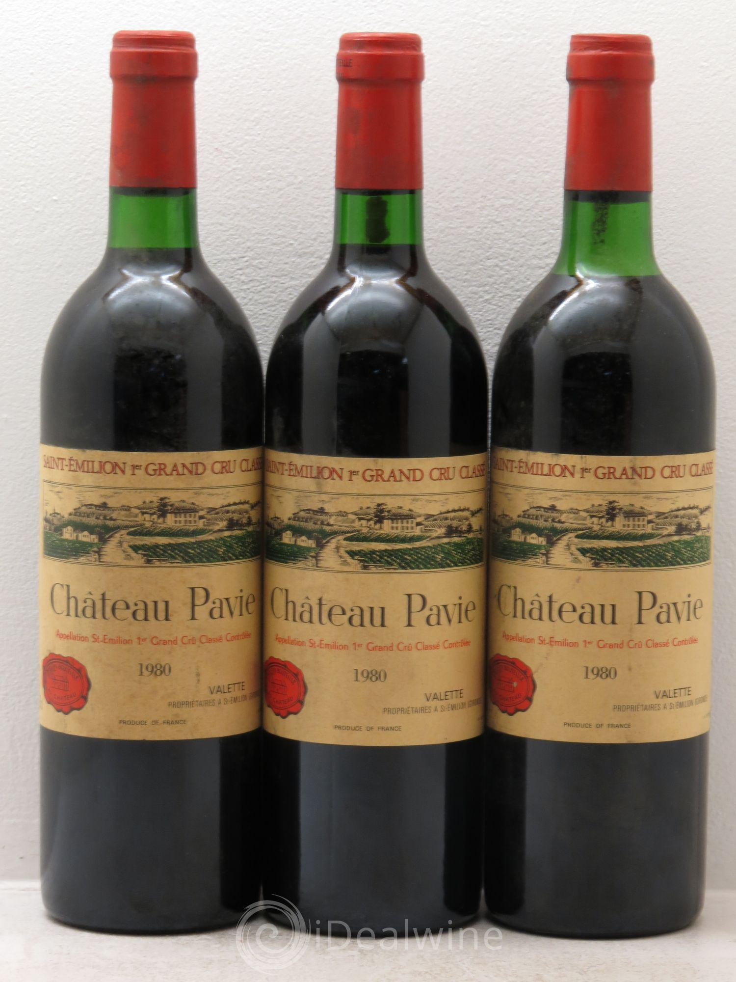 Château Pavie 1er Grand Cru Classé A (sans prix de réserve) 1980 - Lot de 6 bouteilles - 1