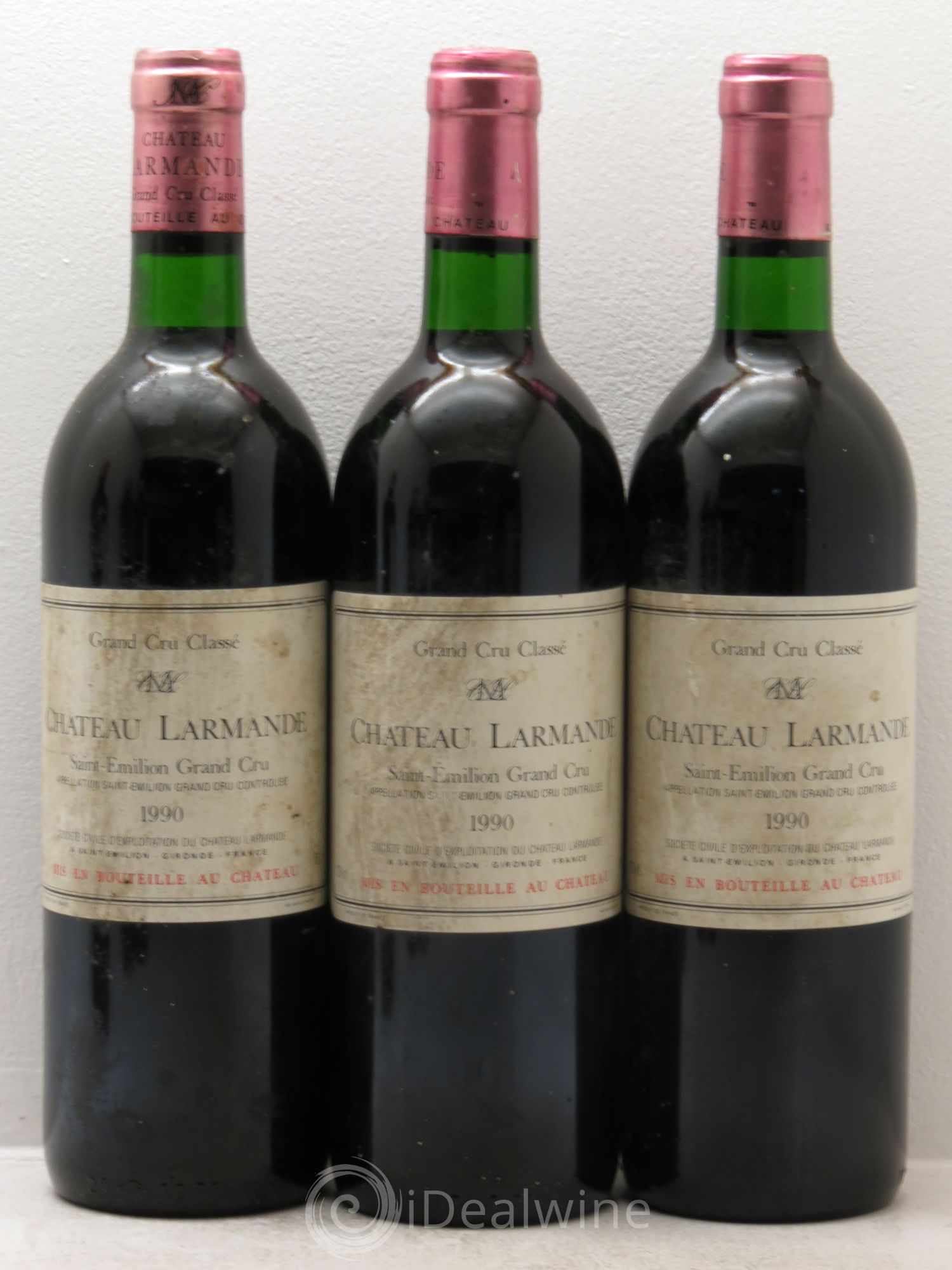 Château Larmande Grand Cru Classé 1990 - Lot de 6 bouteilles - 1