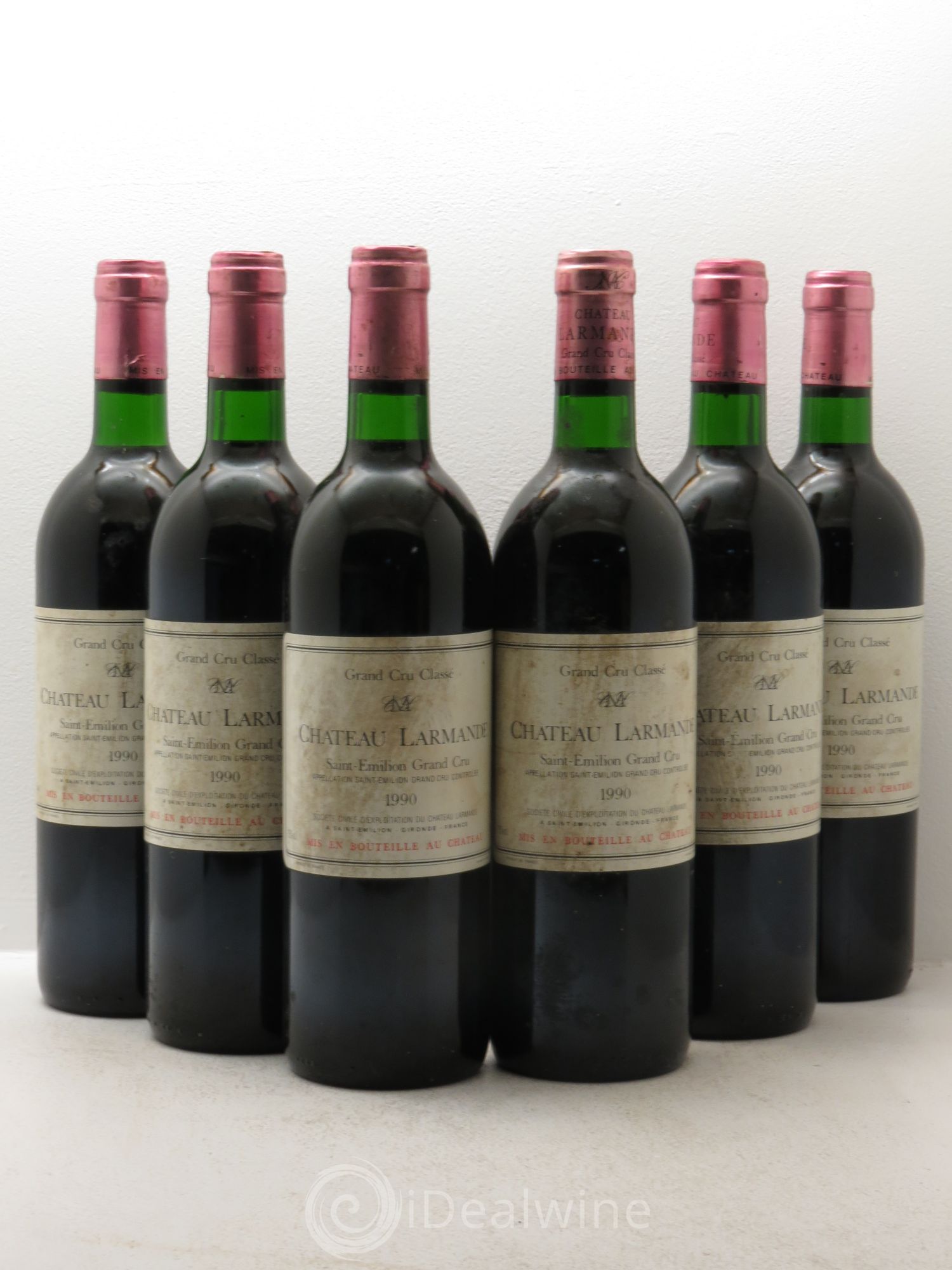 Château Larmande Grand Cru Classé 1990 - Lot de 6 bouteilles - 0
