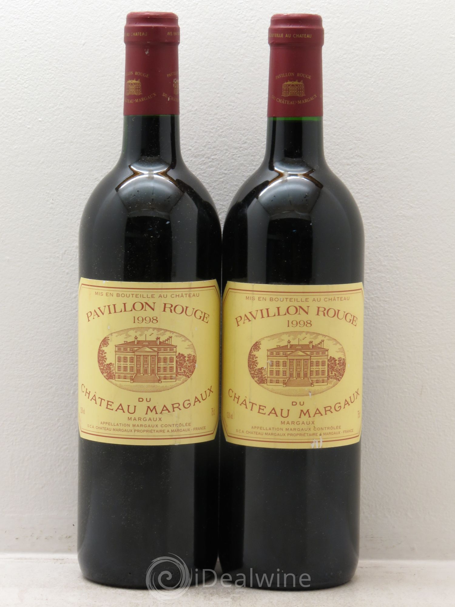Pavillon Rouge du Château Margaux Second Vin 1998 - Lot de 2 bouteilles - 0