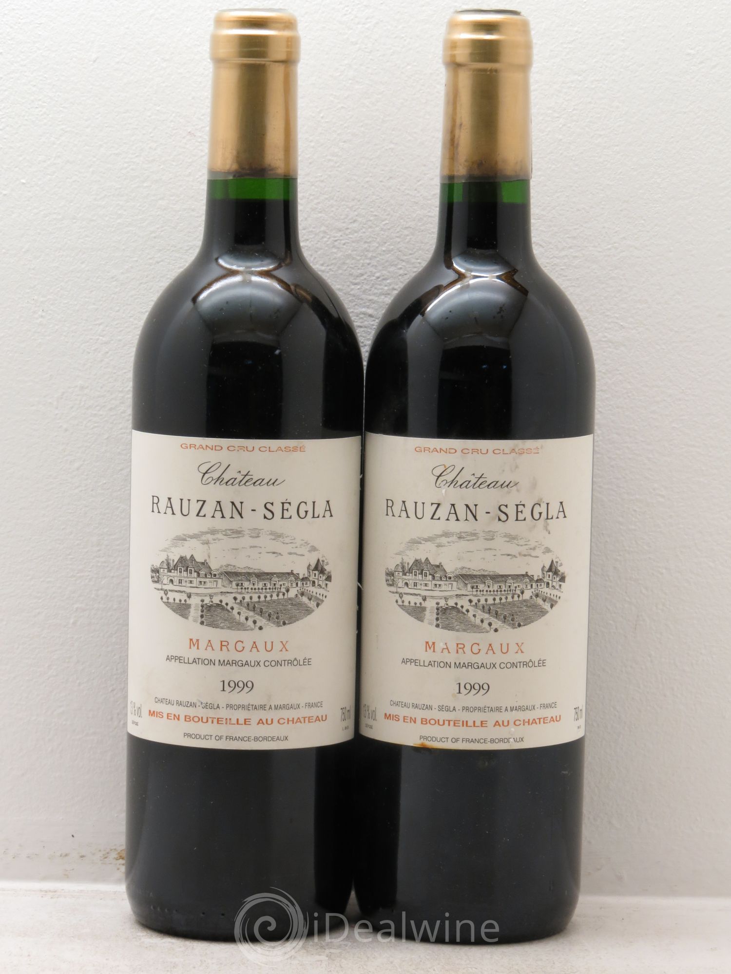 Château Rauzan Ségla Grand Cru Classé (sans prix de réserve) 1999 - Lot de 2 bouteilles - 0